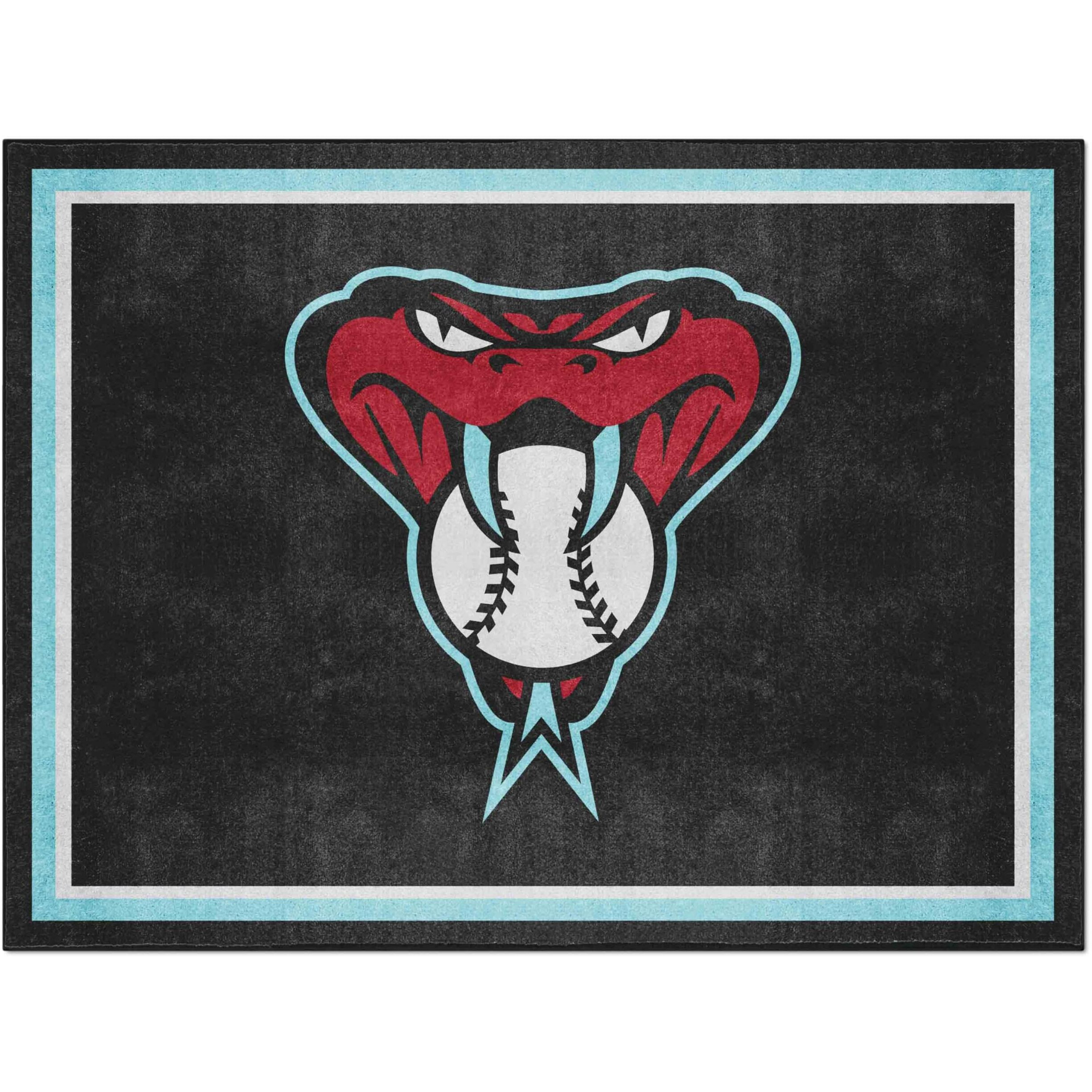 FANMATS 29012 Arizona Diamondbacks 8ft. x 10 ft. Plush Area Rug