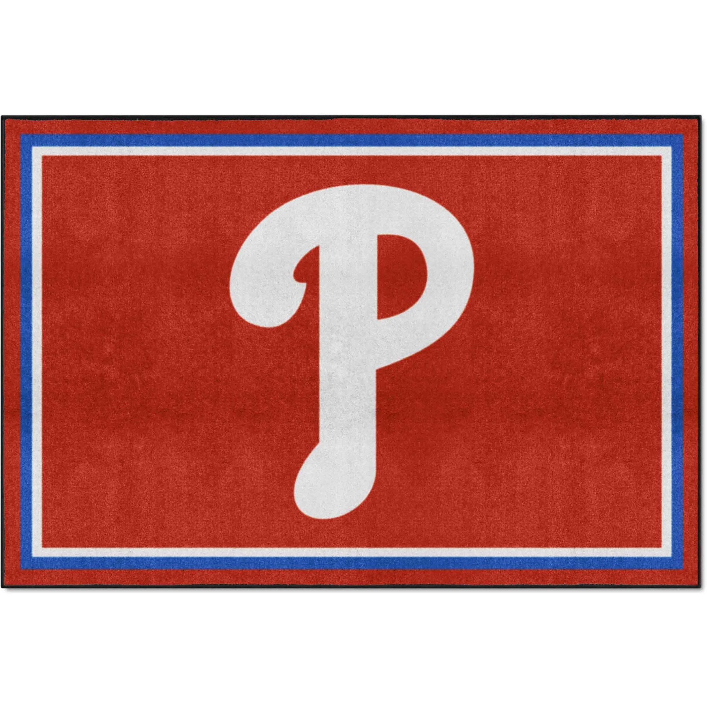 FANMATS 29050 Philadelphia Phillies 5ft. x 8 ft. Plush Area Rug