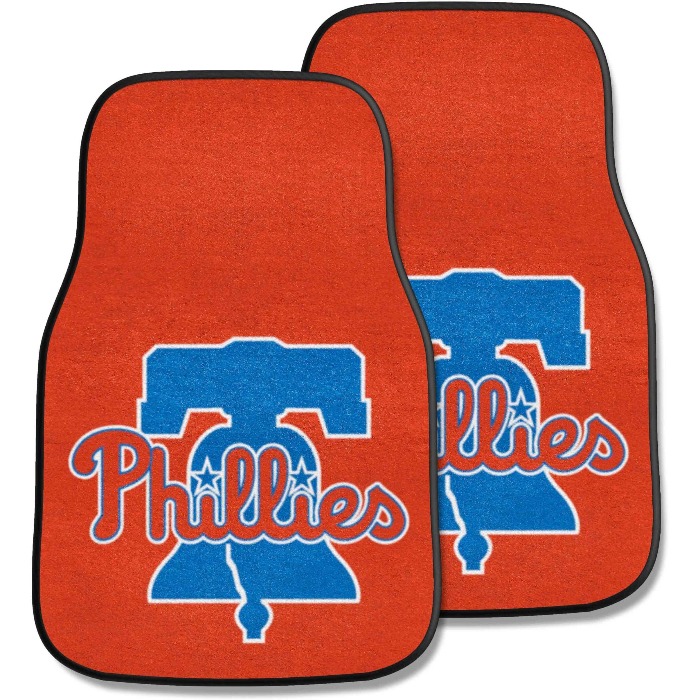 MLB - Philadelphia Phillies Carpet Car Mat Set - 2 Pieces