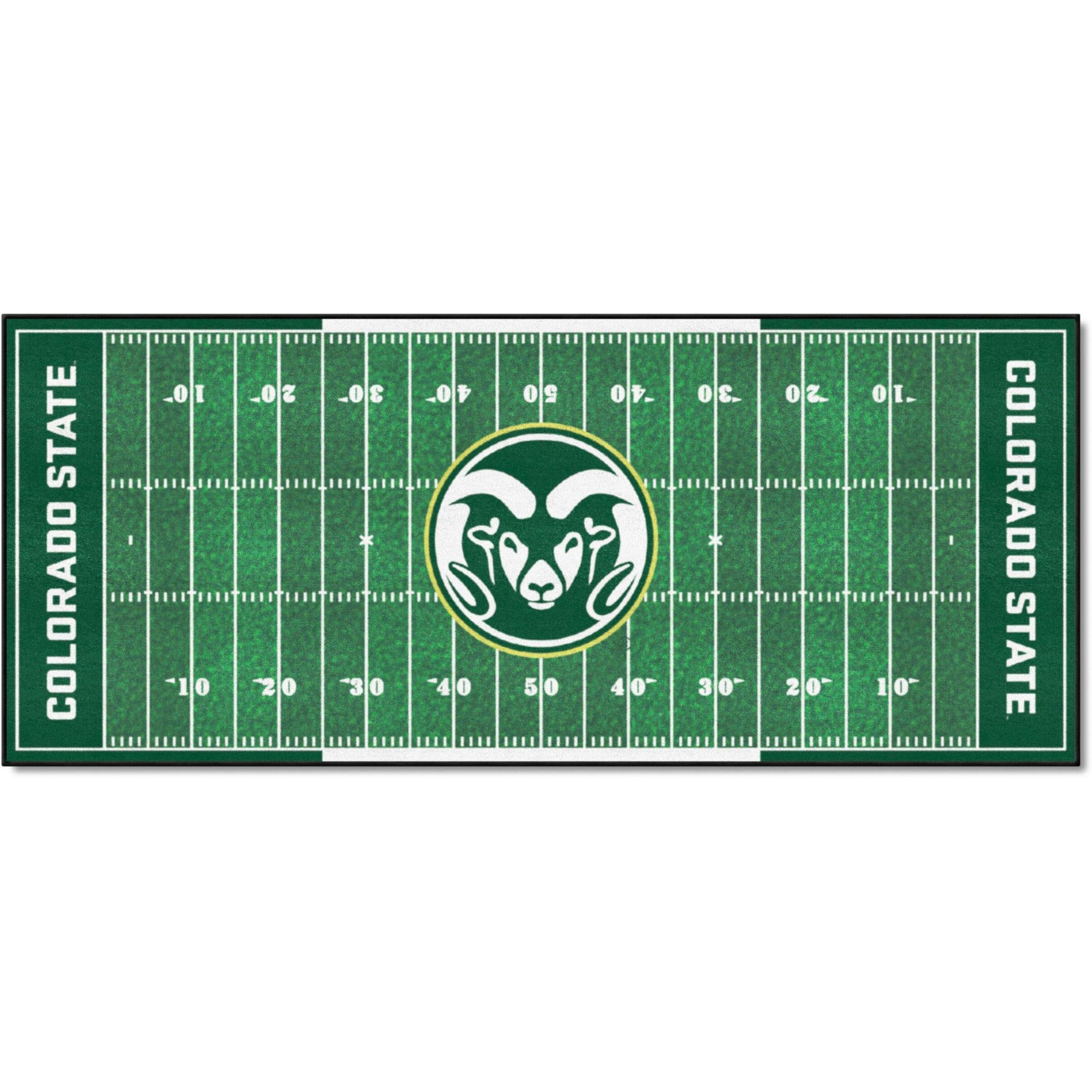 FANMATS 32768 NCAA - Colorado State Field Runner Mat - 30in. x 72in.