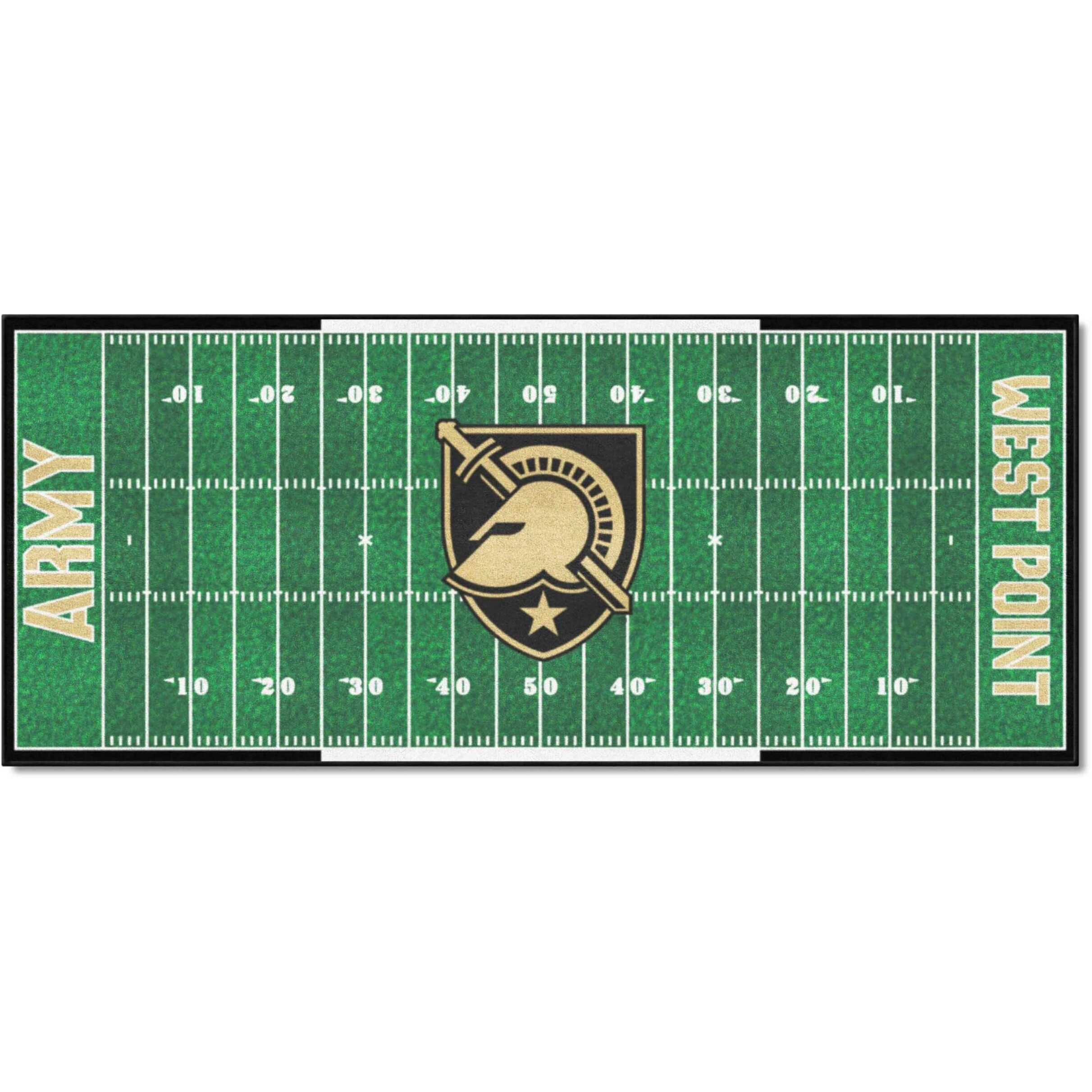 FANMATS 32762 NCAA -Army West Point Field Runner Mat - 30in. x 72in.