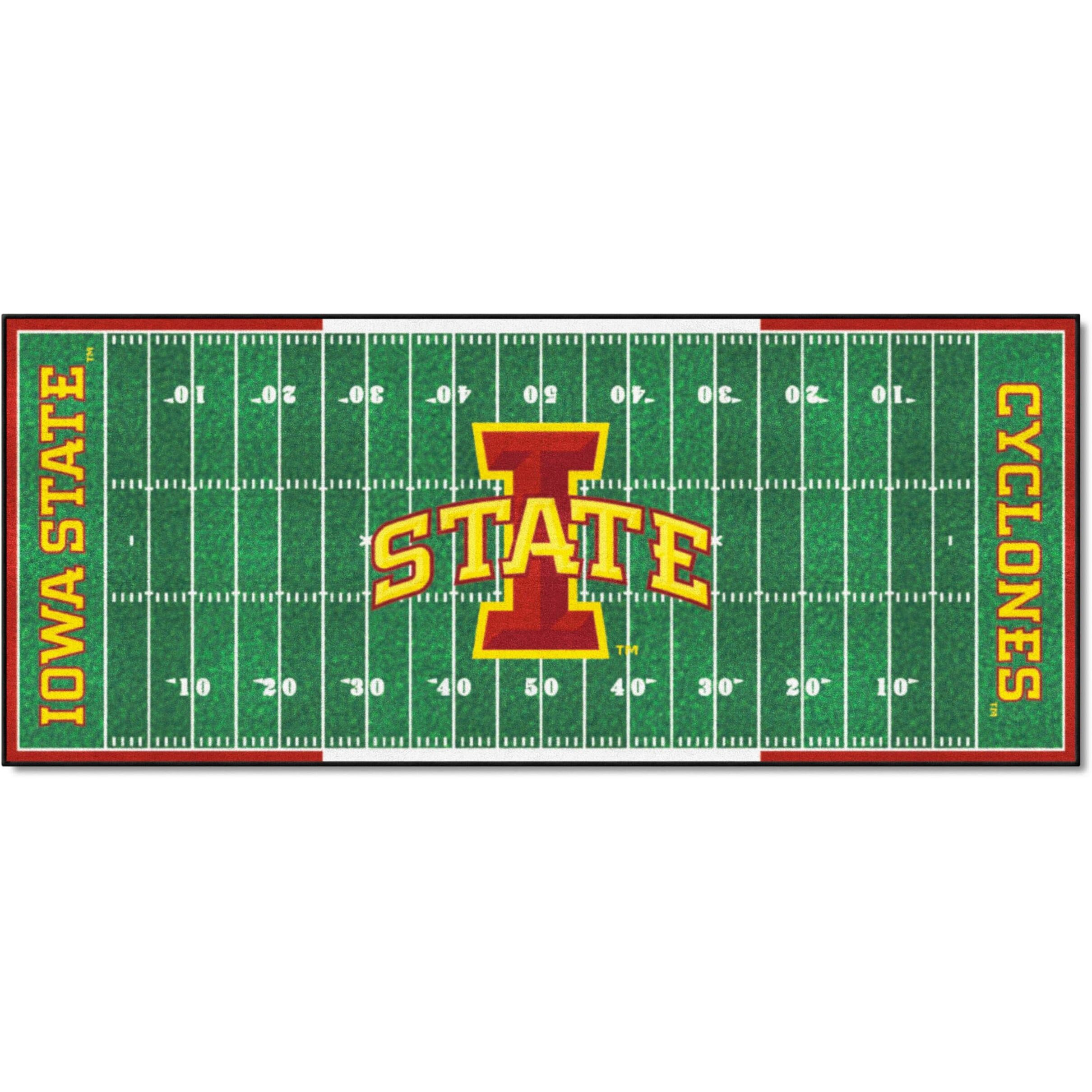 FANMATS 32840 NCAA - Iowa State Cyclones Field Runner Mat - 30in. x 72in.