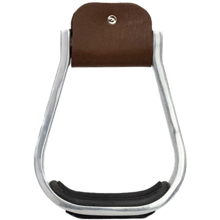 TuffRider Aluminum Western Stirrup 3" Neck Nickel