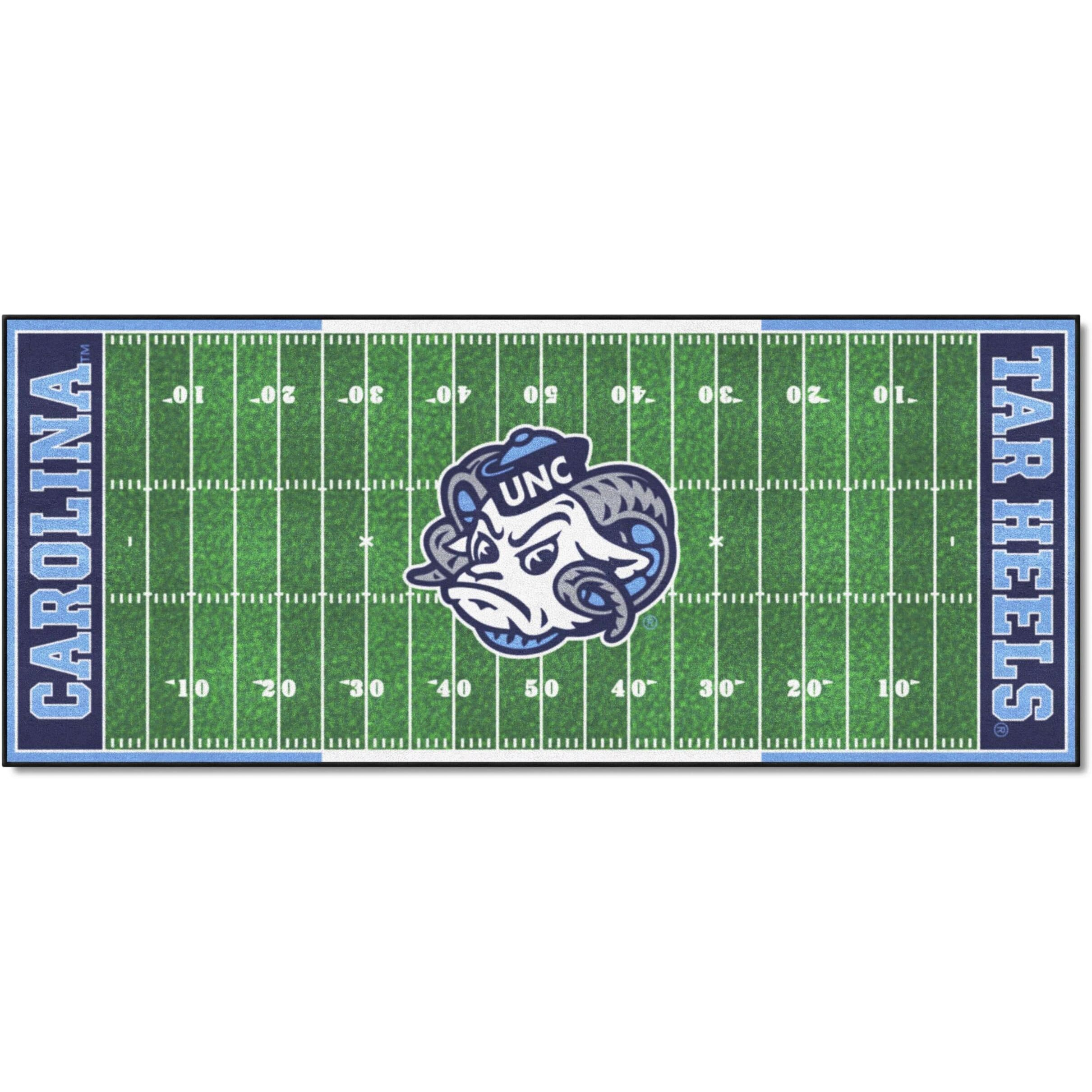 FANMATS 32844 NCAA -University of North Carolina at Chapel Hill Field Runner Mat - 30in. x 72in.