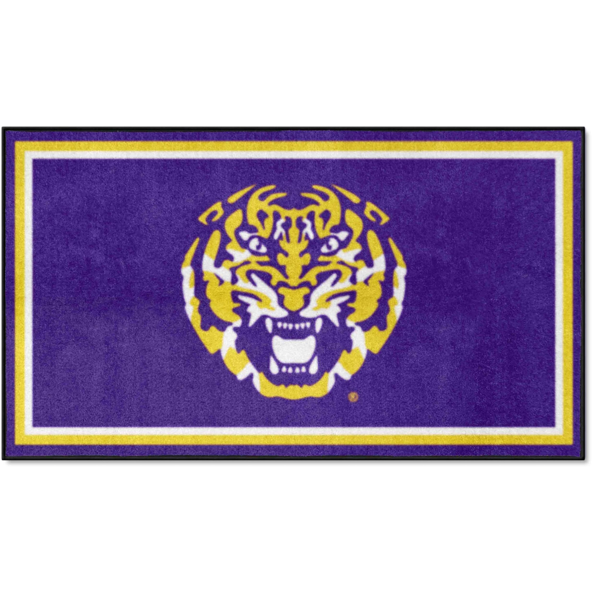 FANMATS 35739 LSU Tigers 3ft. x 5ft. Plush Area Rug