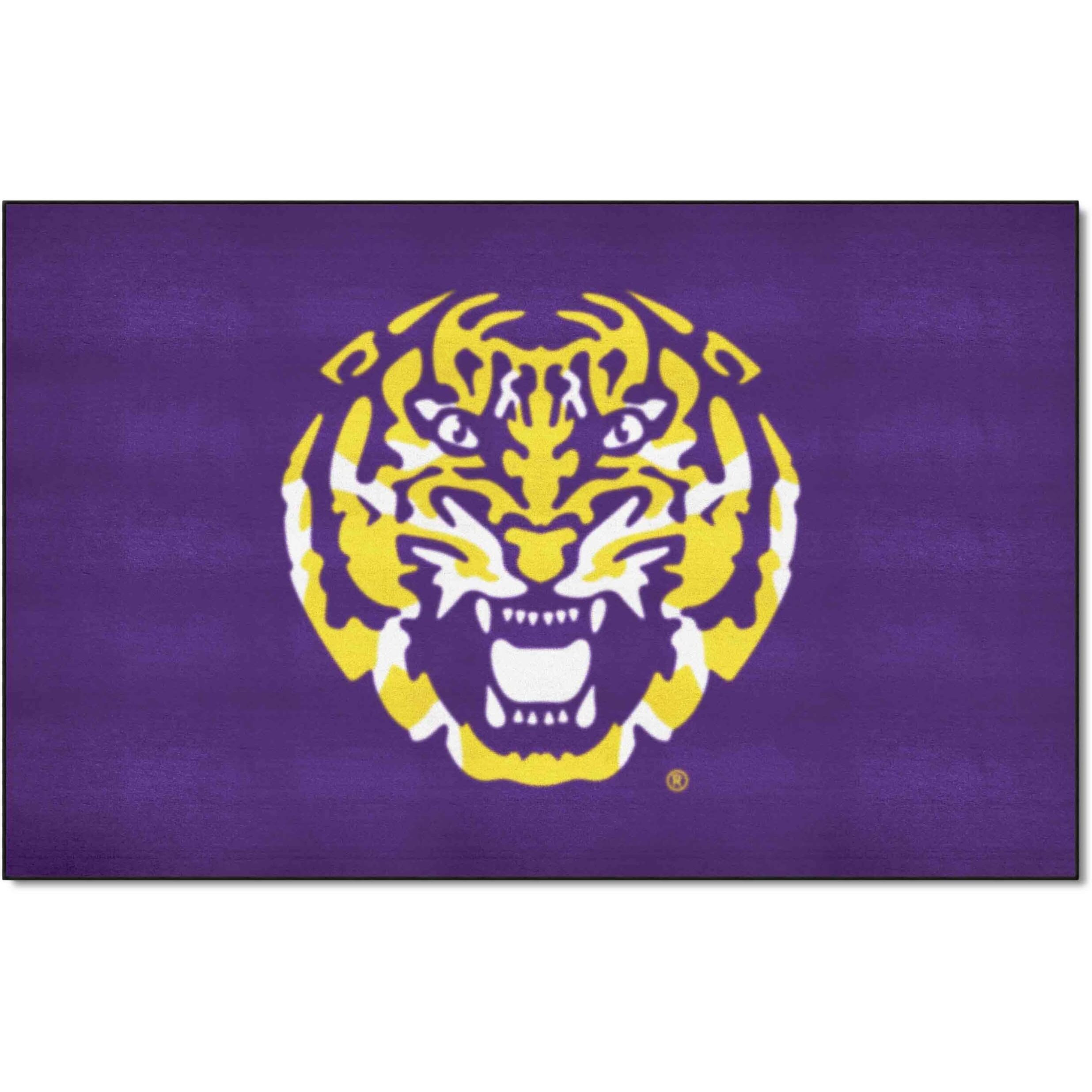 FANMATS 35740 LSU Tigers 4ft. x 6ft. Plush Area Rug