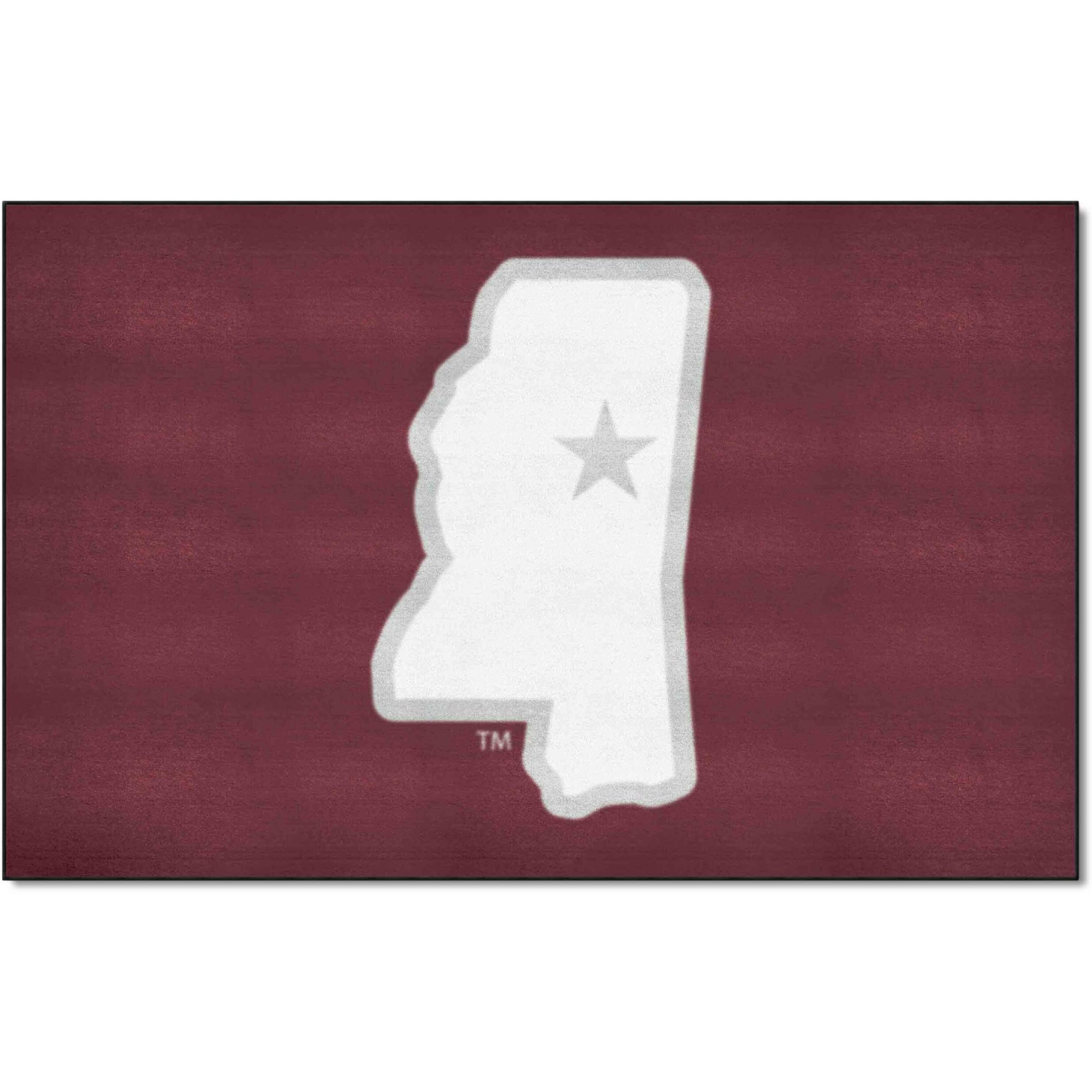 FANMATS 35770 Mississippi State Bulldogs Ulti-Mat Rug - 5ft. x 8ft. | Sports Fan Area Rug, Home Decor Rug and Tailgating Mat
