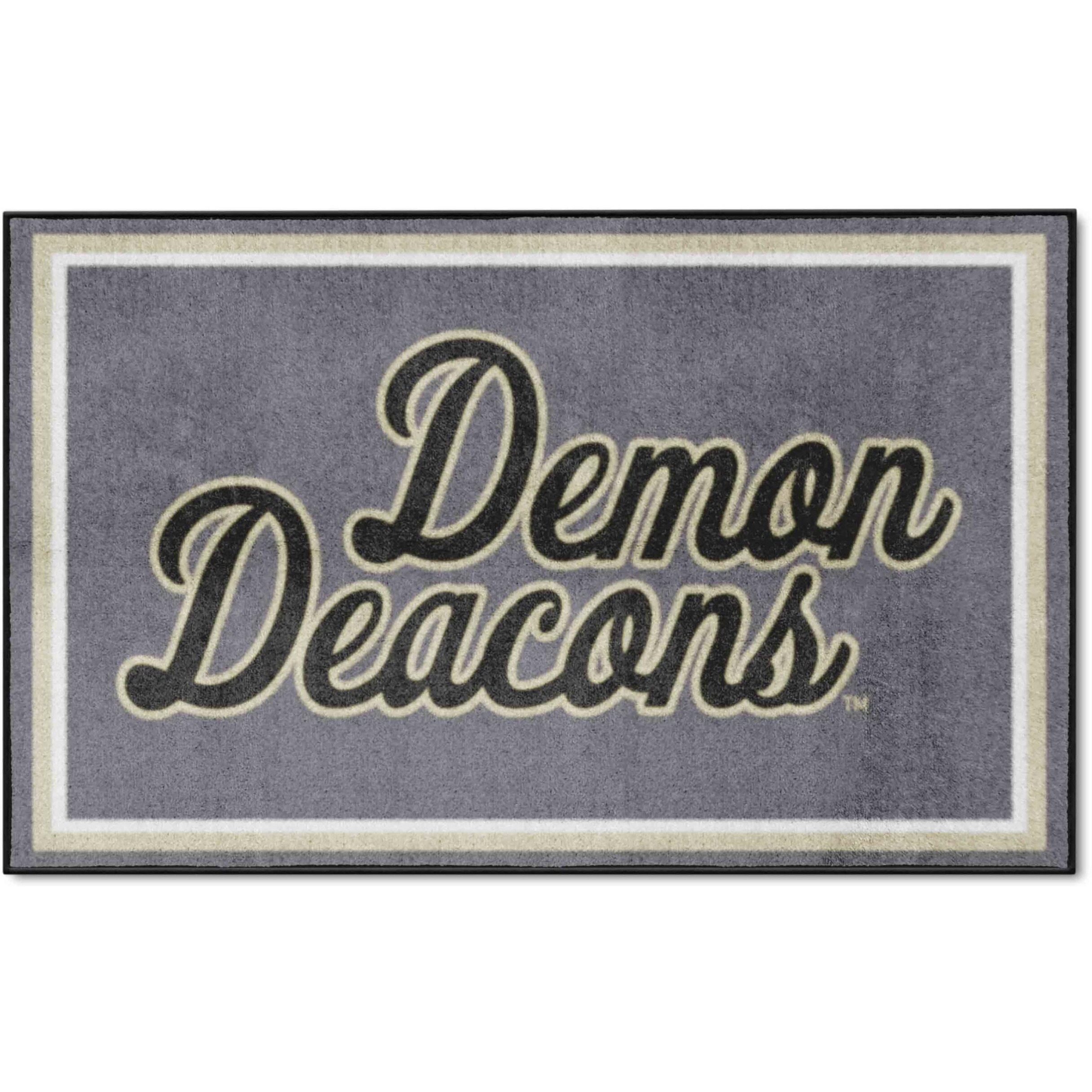 FANMATS 35939 Wake Forest Demon Deacons 4ft. x 6ft. Plush Area Rug