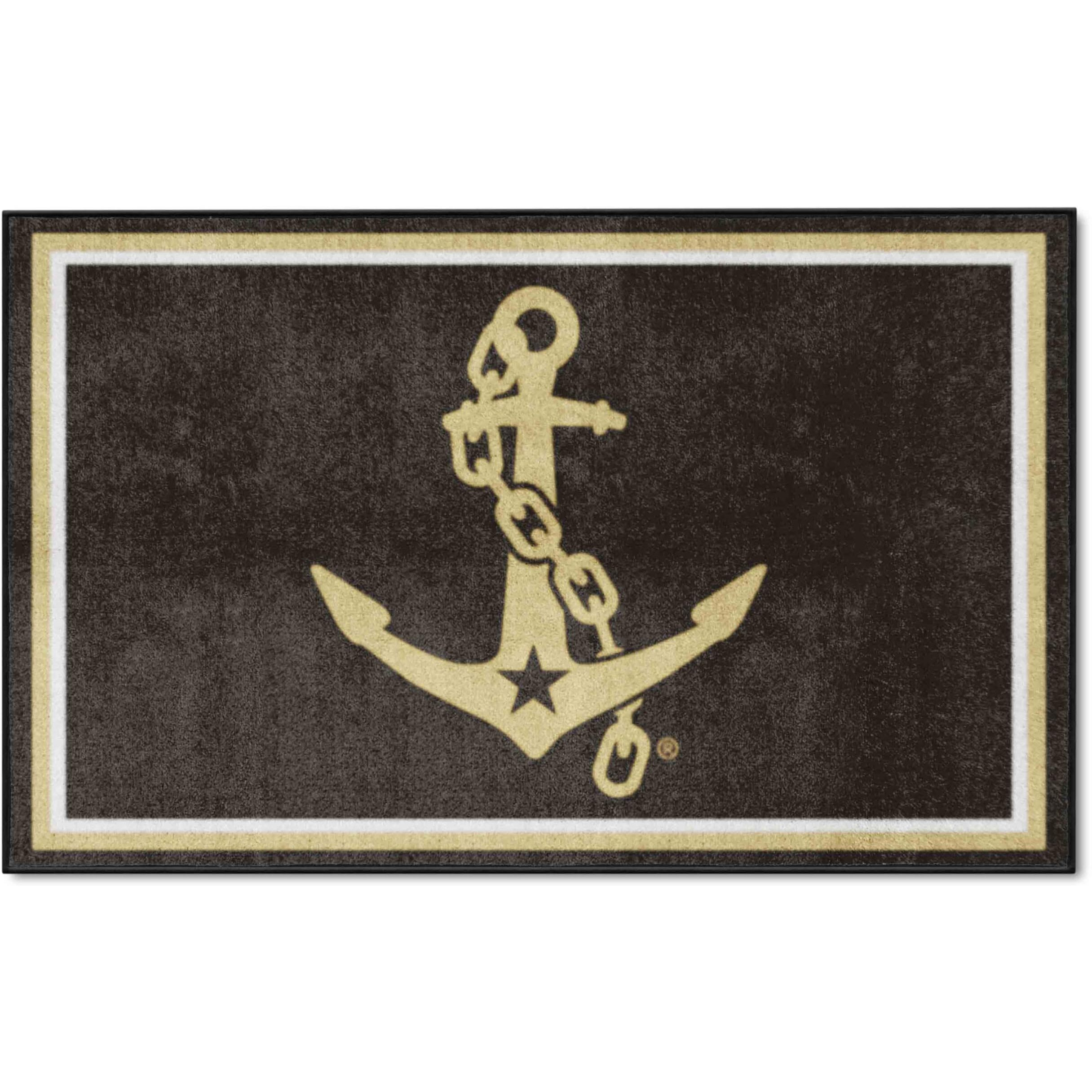 FANMATS 35894 Vanderbilt Commodores 4ft. x 6ft. Plush Area Rug