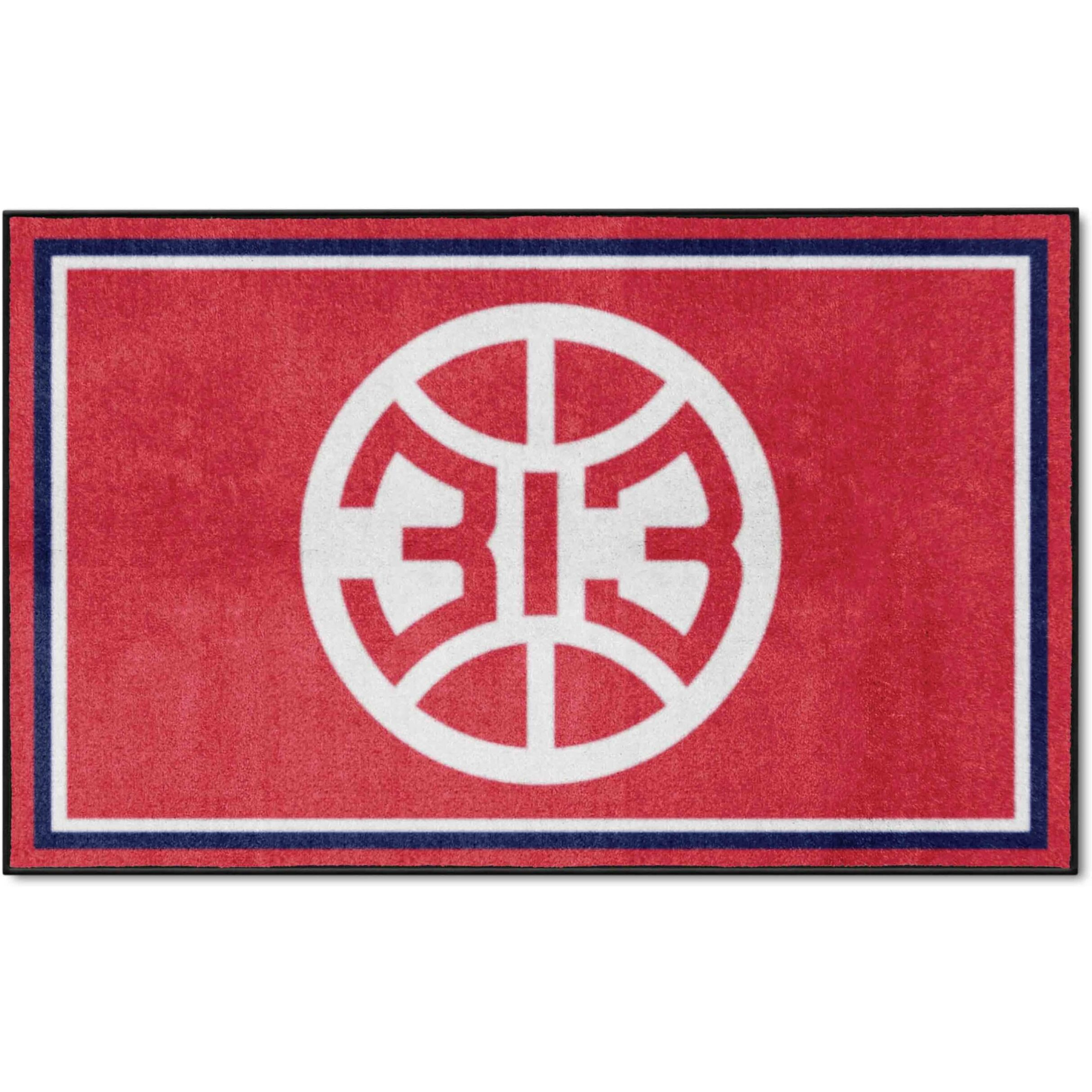 FANMATS 36936 Detroit Pistons 3ft. x 5ft. Plush Area Rug