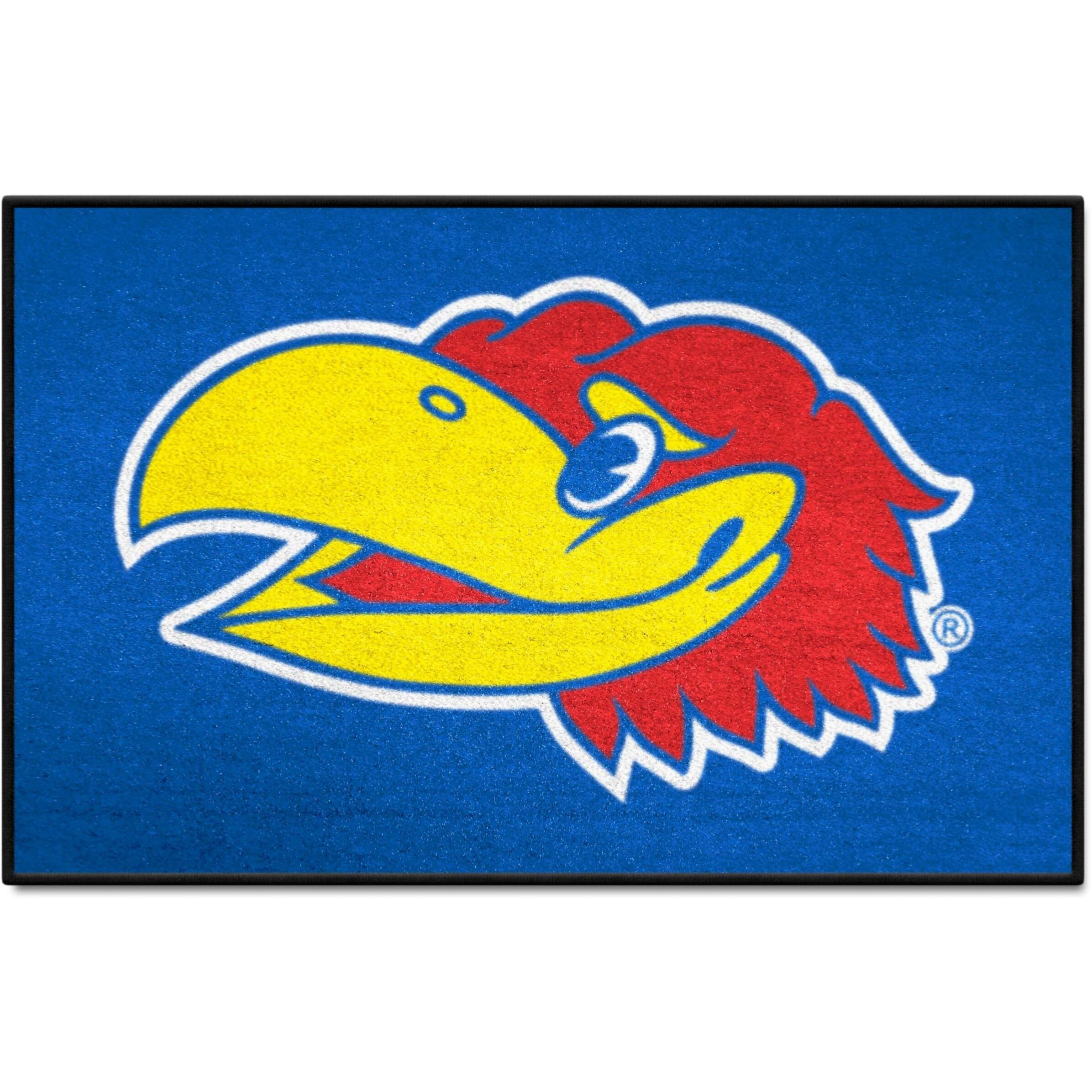 FANMATS 36654 Kansas Jayhawks Tailgater Rug - 5ft. x 6ft.