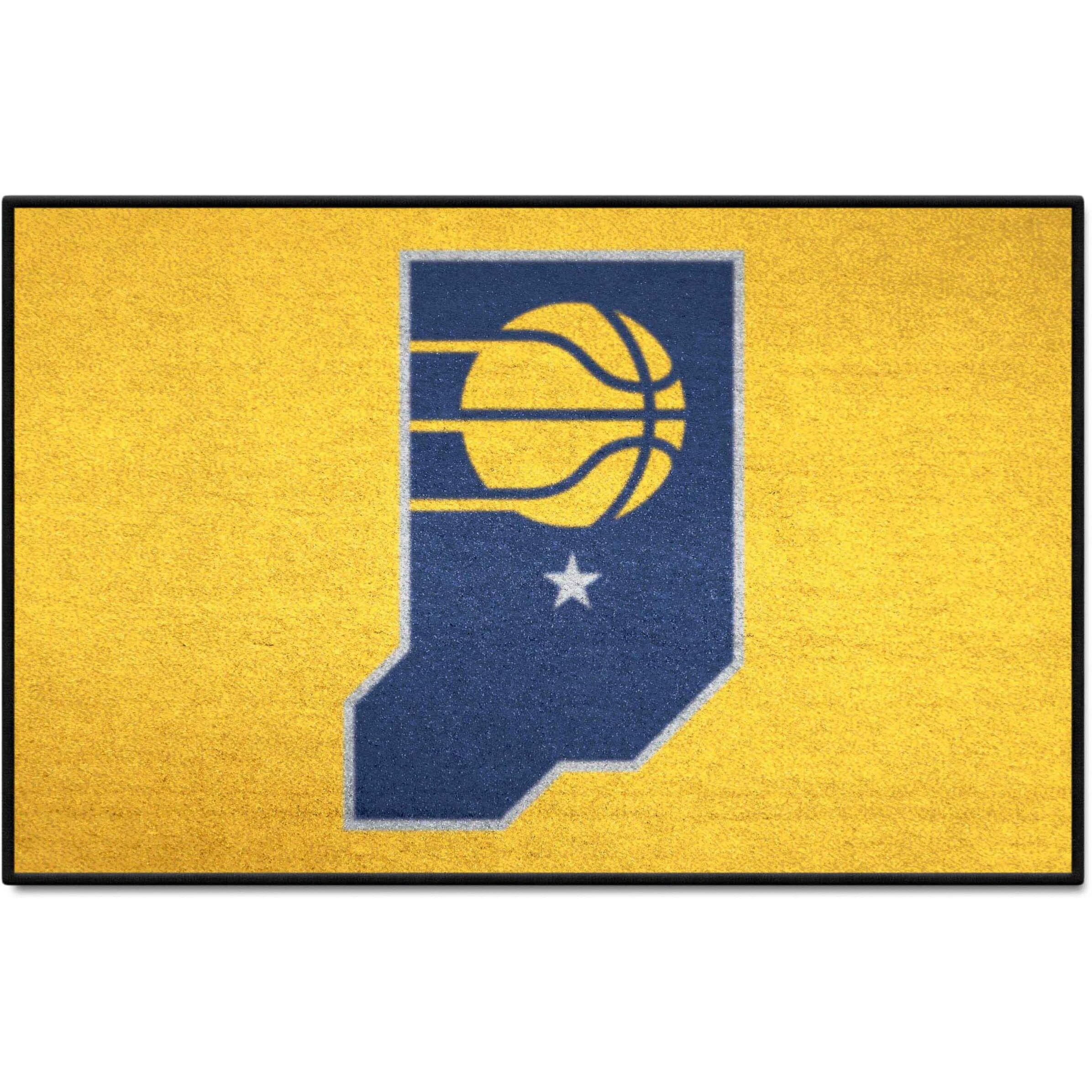 FANMATS 36970 Indiana Pacers Tailgater Rug - 5ft. x 6ft.