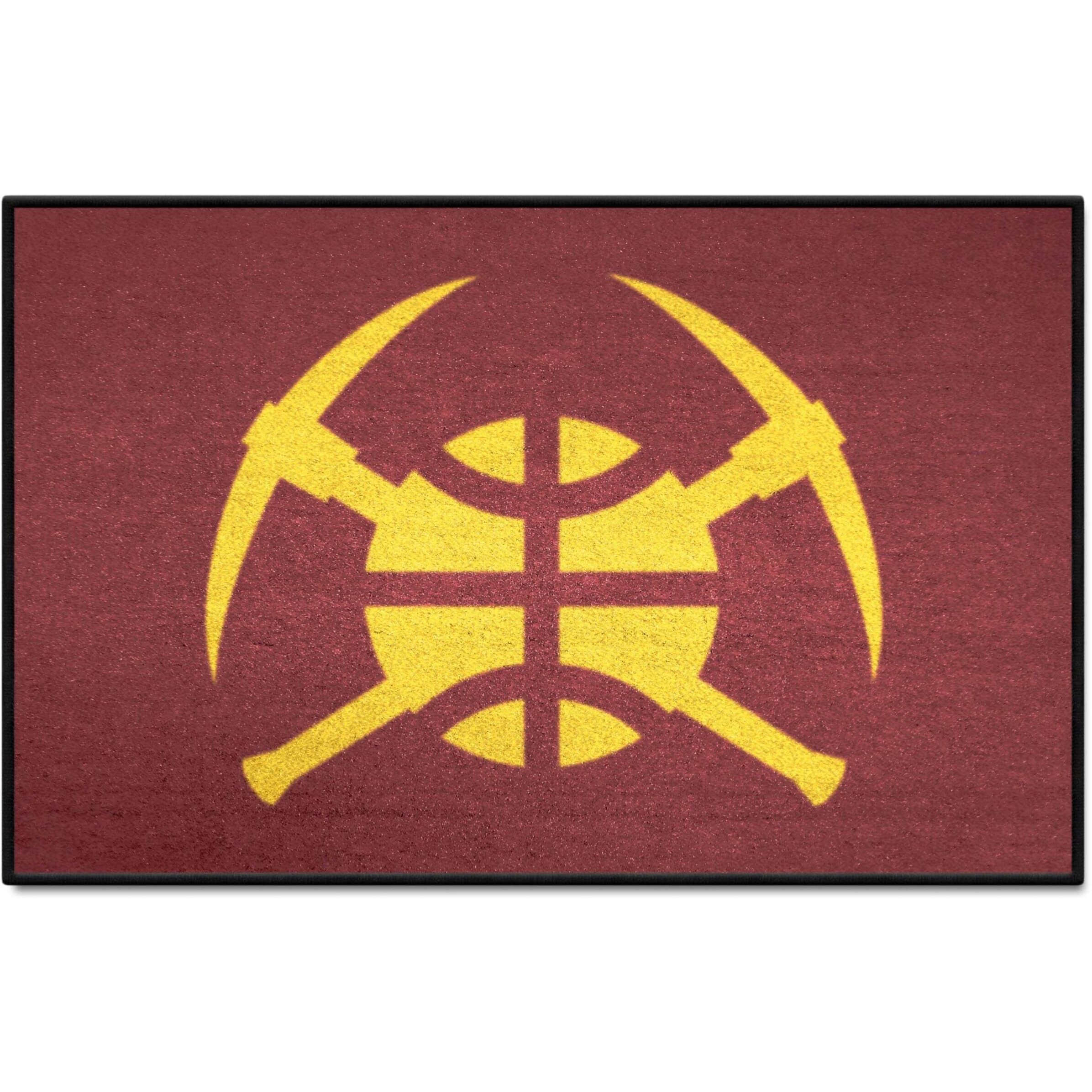FANMATS 36928 Denver Nuggets 4ft. x 6ft. Plush Area Rug