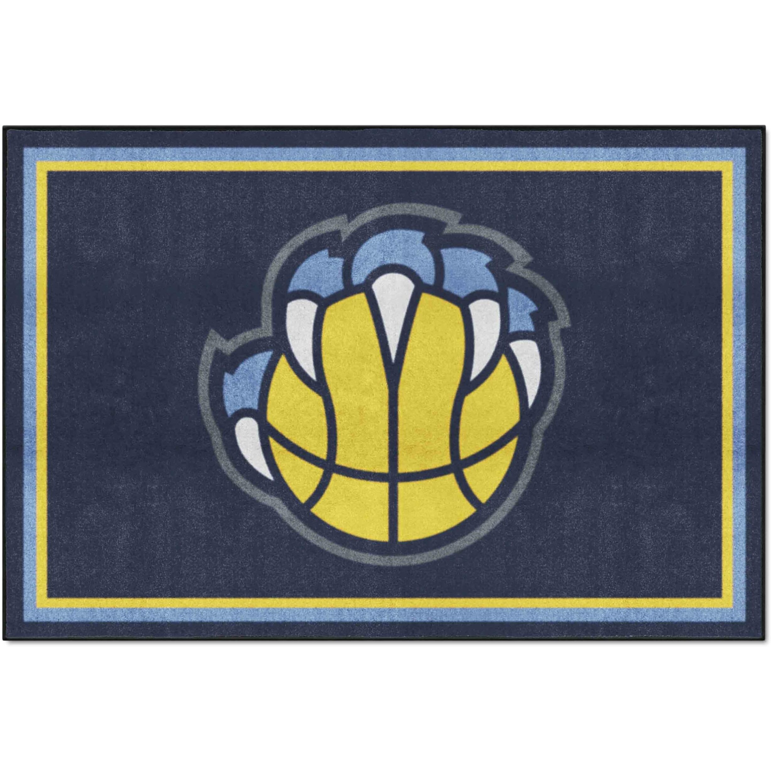 FANMATS 36998 Memphis Grizzlies Ulti-Mat Rug - 5ft. x 8ft.