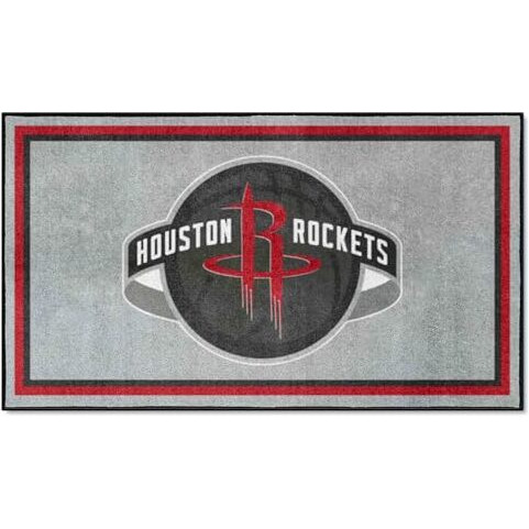 FANMATS 36954 Houston Rockets 3ft. x 5ft. Plush Area Rug