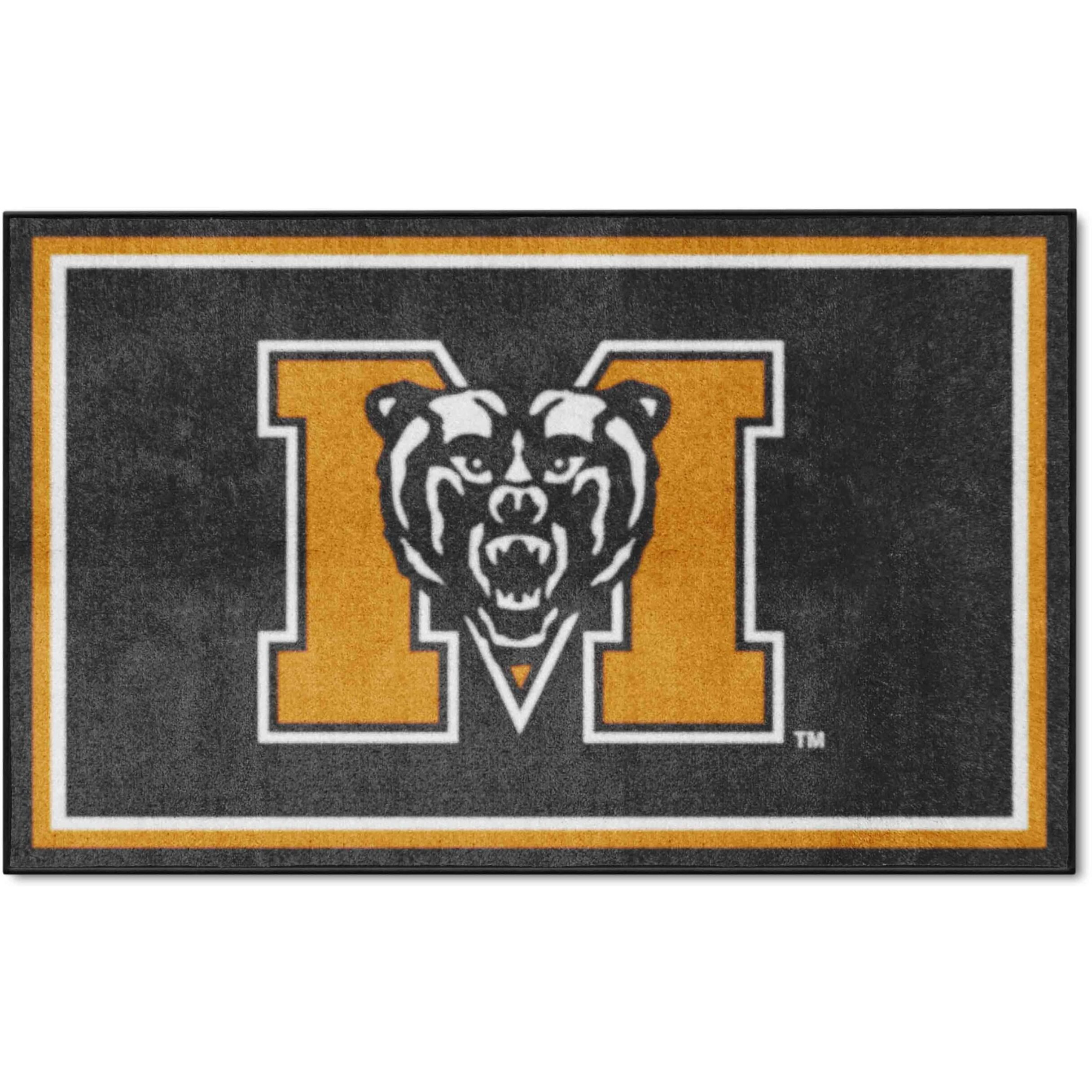 FANMATS 37720 Mercer Bears 8ft. x 10 ft. Plush Area Rug