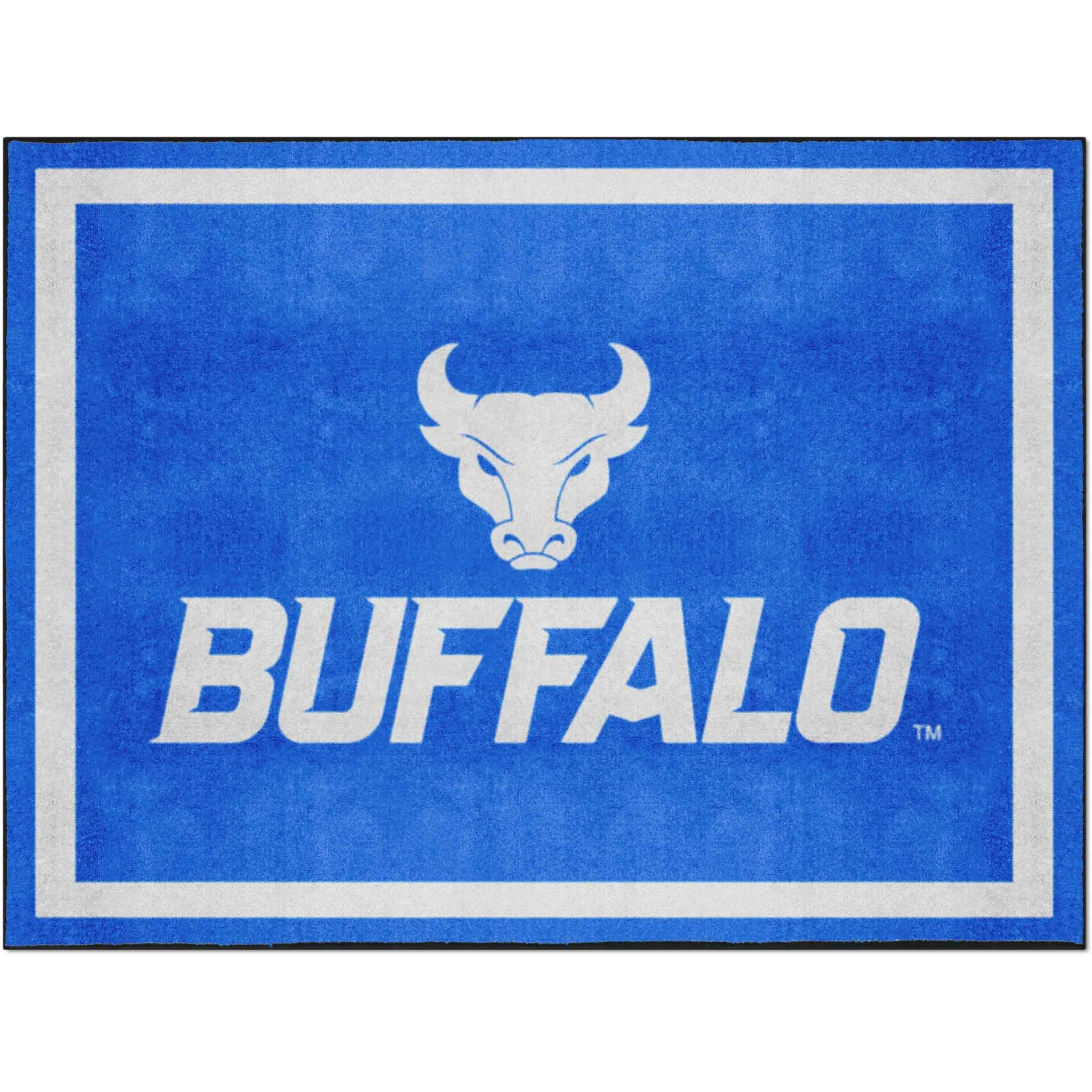 FANMATS 37780 Buffalo Bulls 5ft. x 8 ft. Plush Area Rug