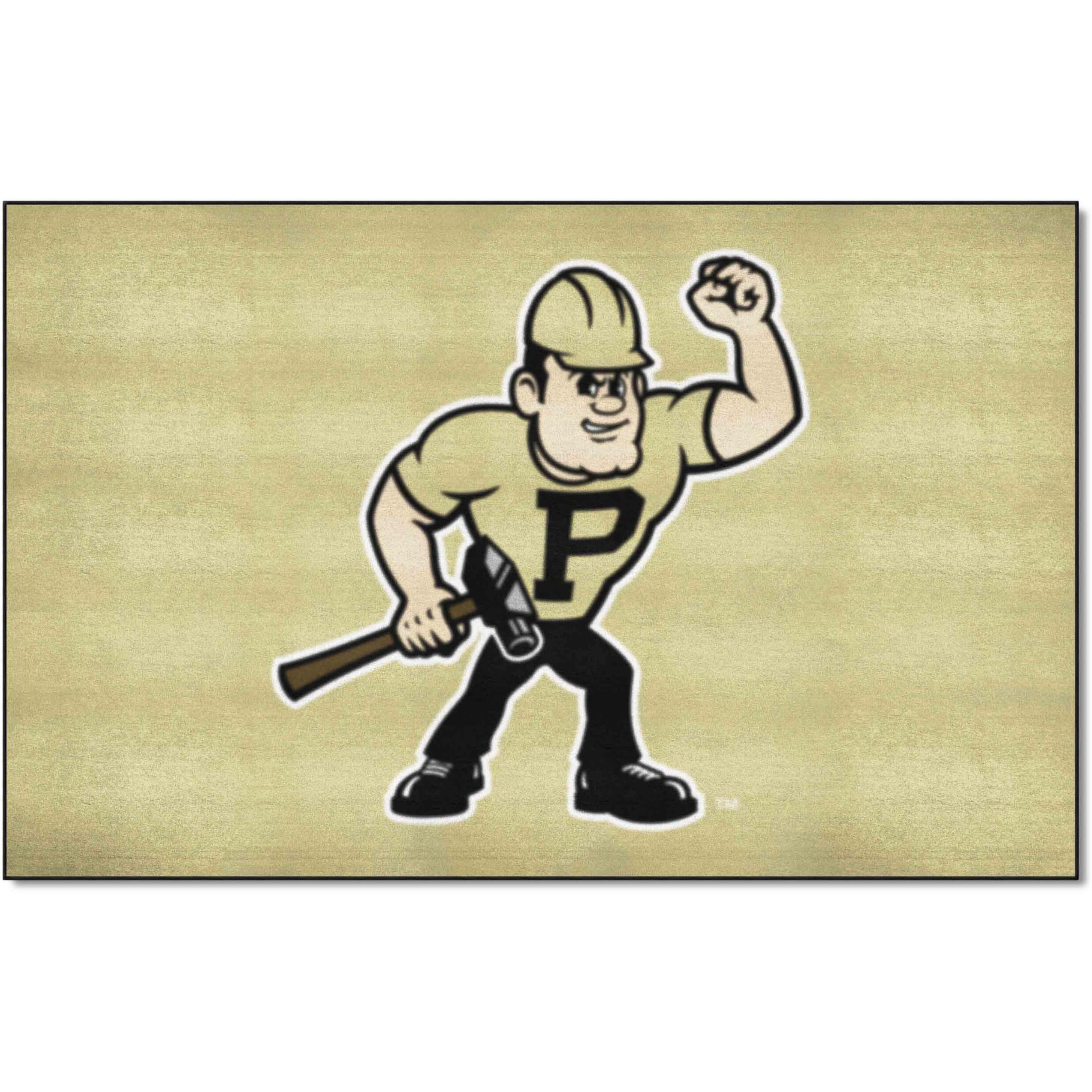 FANMATS 36523 Purdue Boilermakers Ulti-Mat Rug - 5ft. x 8ft.