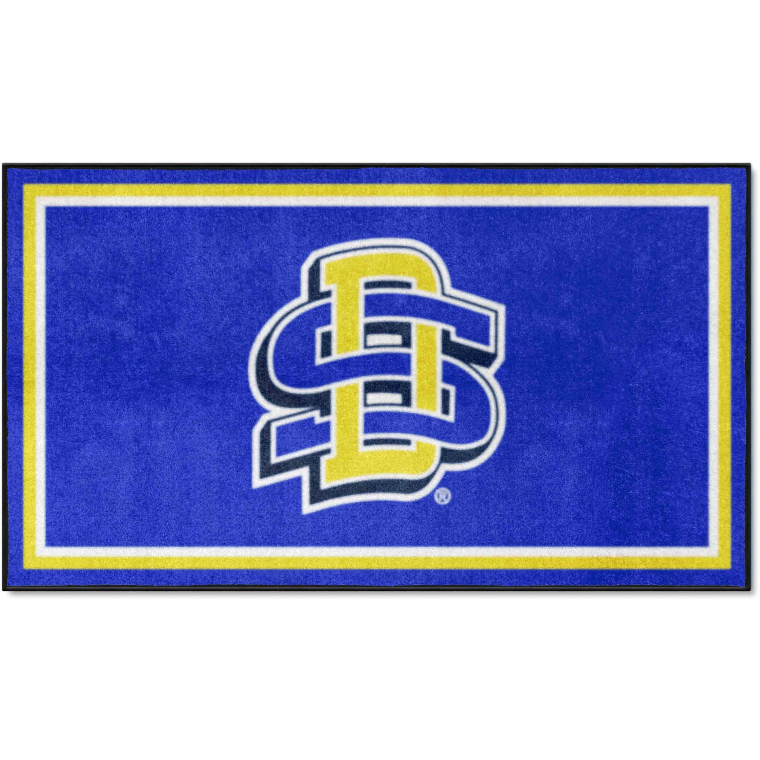 FANMATS 37766 South Dakota State Jackrabbits 3ft. x 5ft. Plush Area Rug