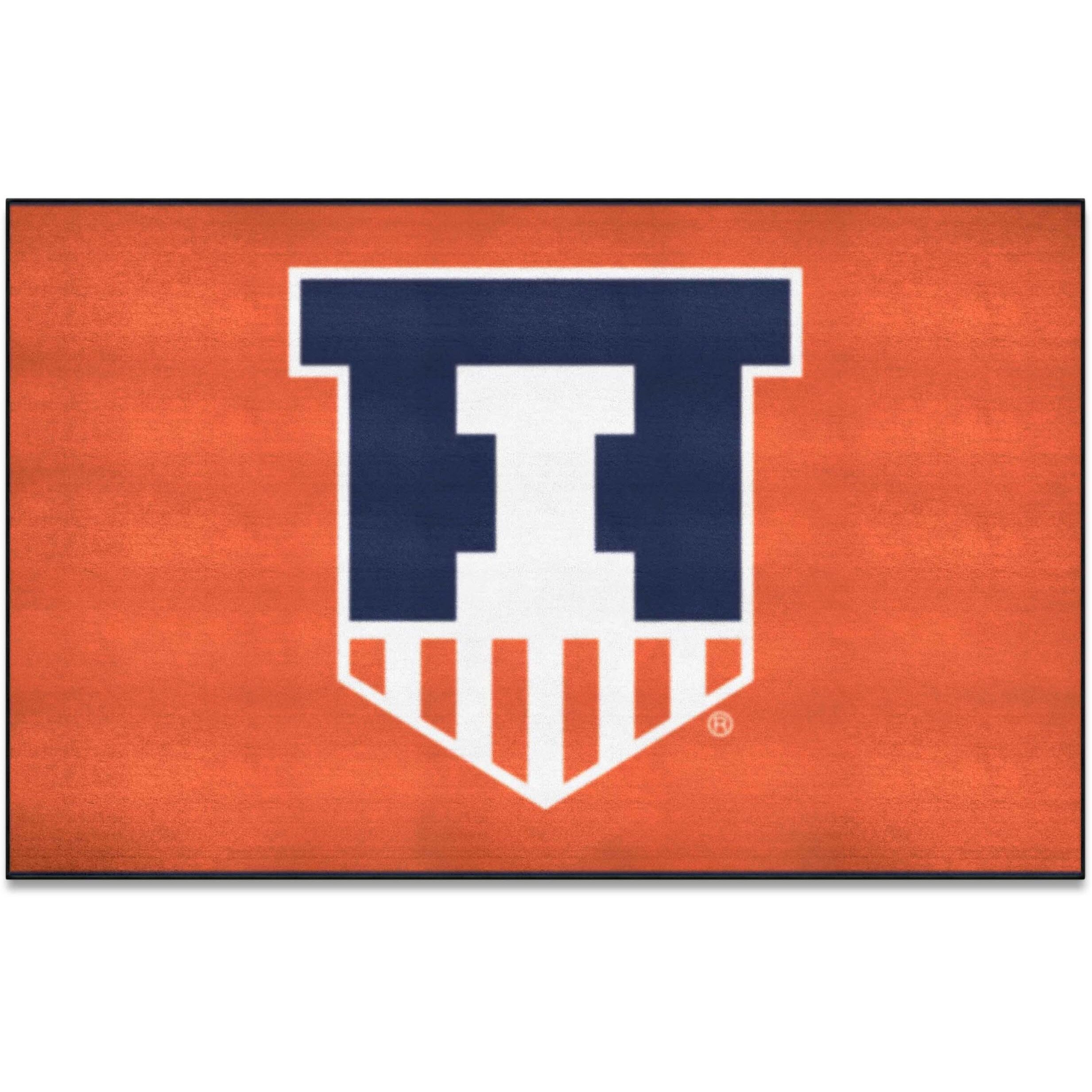 FANMATS 36343 Illinois Illini Ulti-Mat Rug - 5ft. x 8ft. | Sports Fan Area Rug, Home Decor Rug and Tailgating Mat