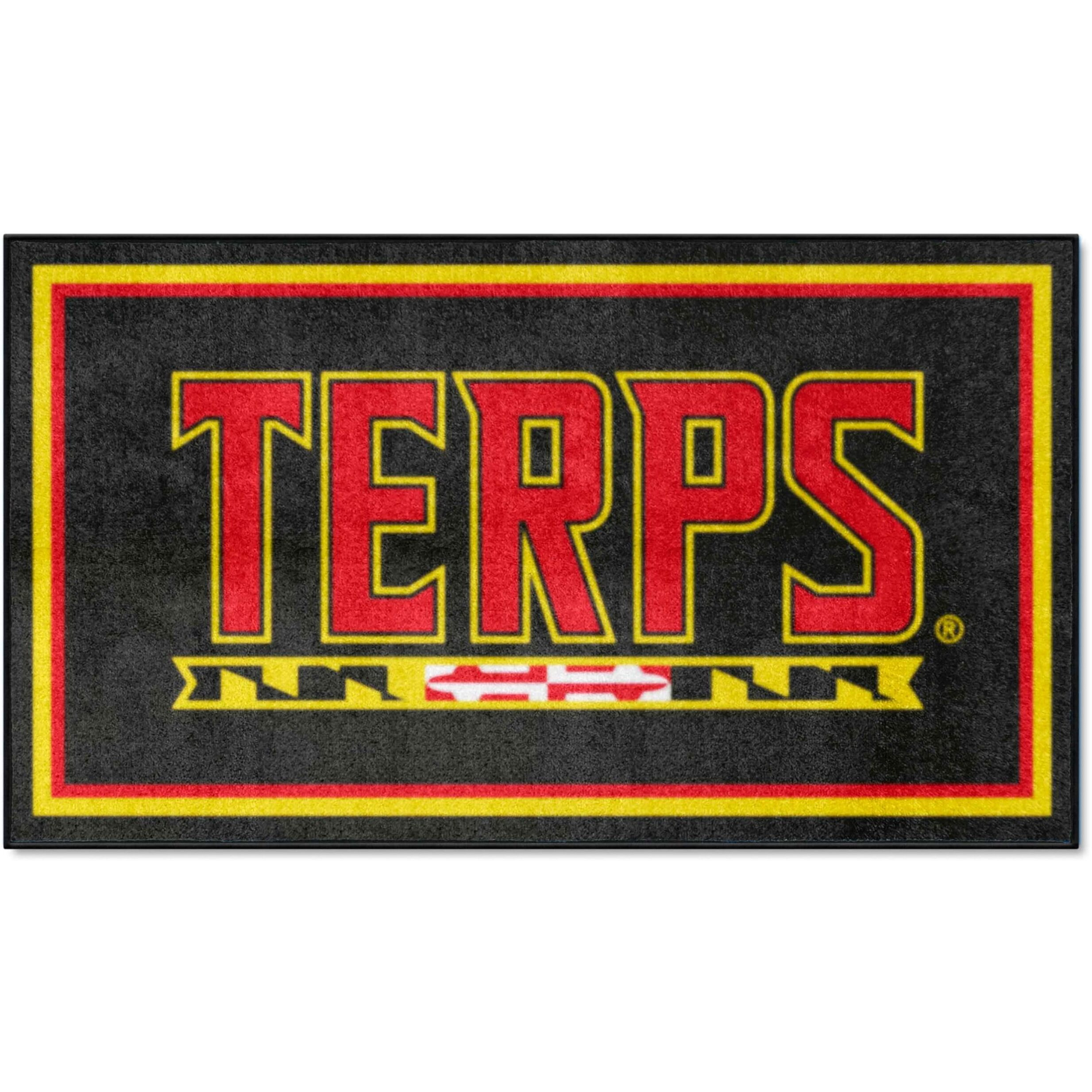 FANMATS 36672 Maryland Terrapins 3ft. x 5ft. Plush Area Rug