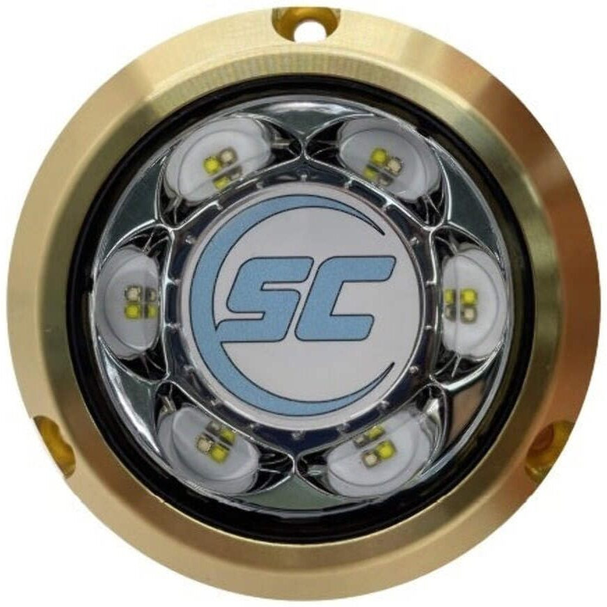 shadow-caster SC3 3" Bronze LED Underwater Boat Light - Color-Changing (RGBW) - 24 Watts - Tempered Glass Lens