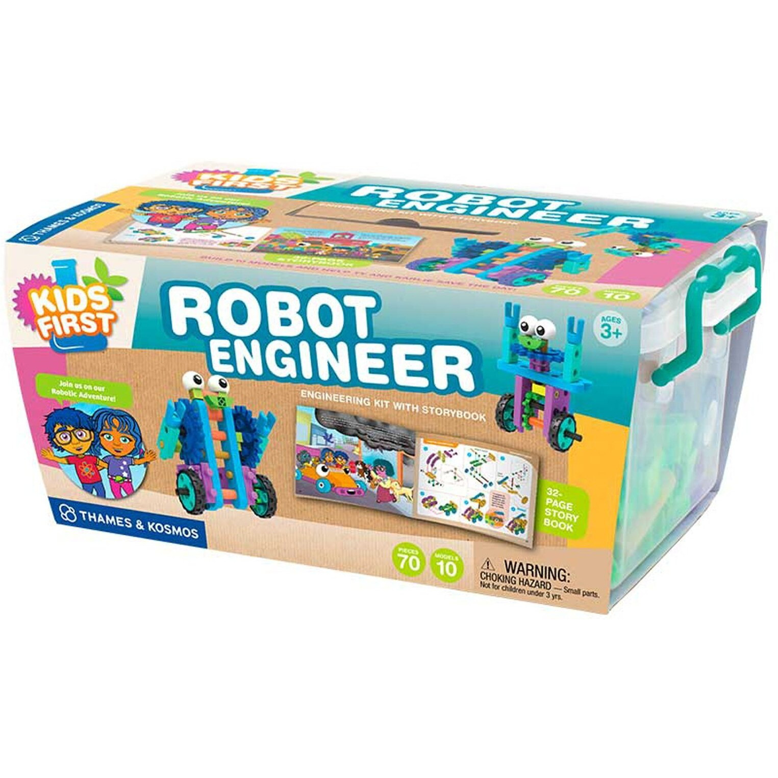 Thames & Kosmos Kids First Robot Engineer Kit and Storybook