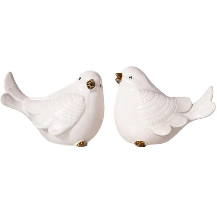 Urban Trends Porcelain Standing Bird Cardinal