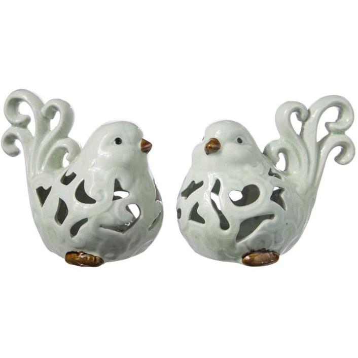 Urban Trends Porcelain Standing Bird Cardinal