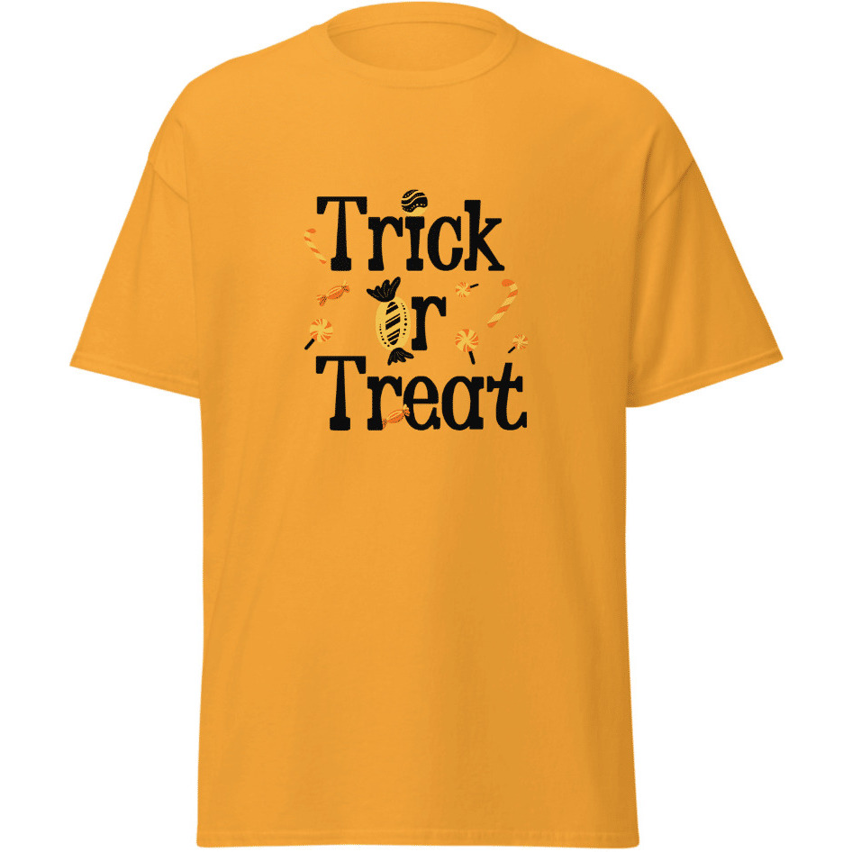 Trick Or Treat Candy Blast Halloween Design Merchyprint Yellow   Size Medium(D0102Hgdni7)
