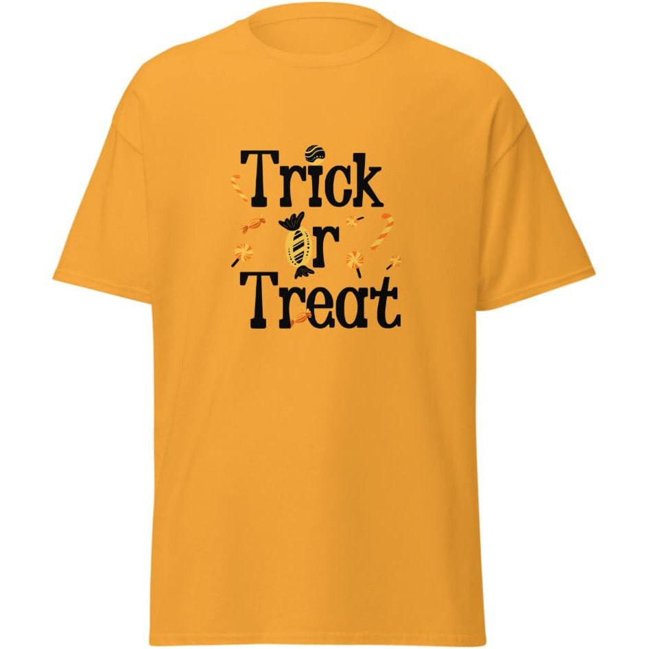 Trick Or Treat Candy Blast Halloween Design Merchyprint Yellow   Size Medium(D0102Hgdni7)