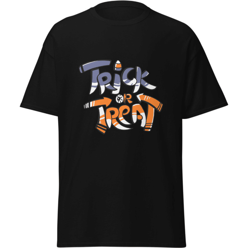 Trick Or Treat Halloween Classic T-Shirt Yellow Size Medium(D0102Hgd4Nu)