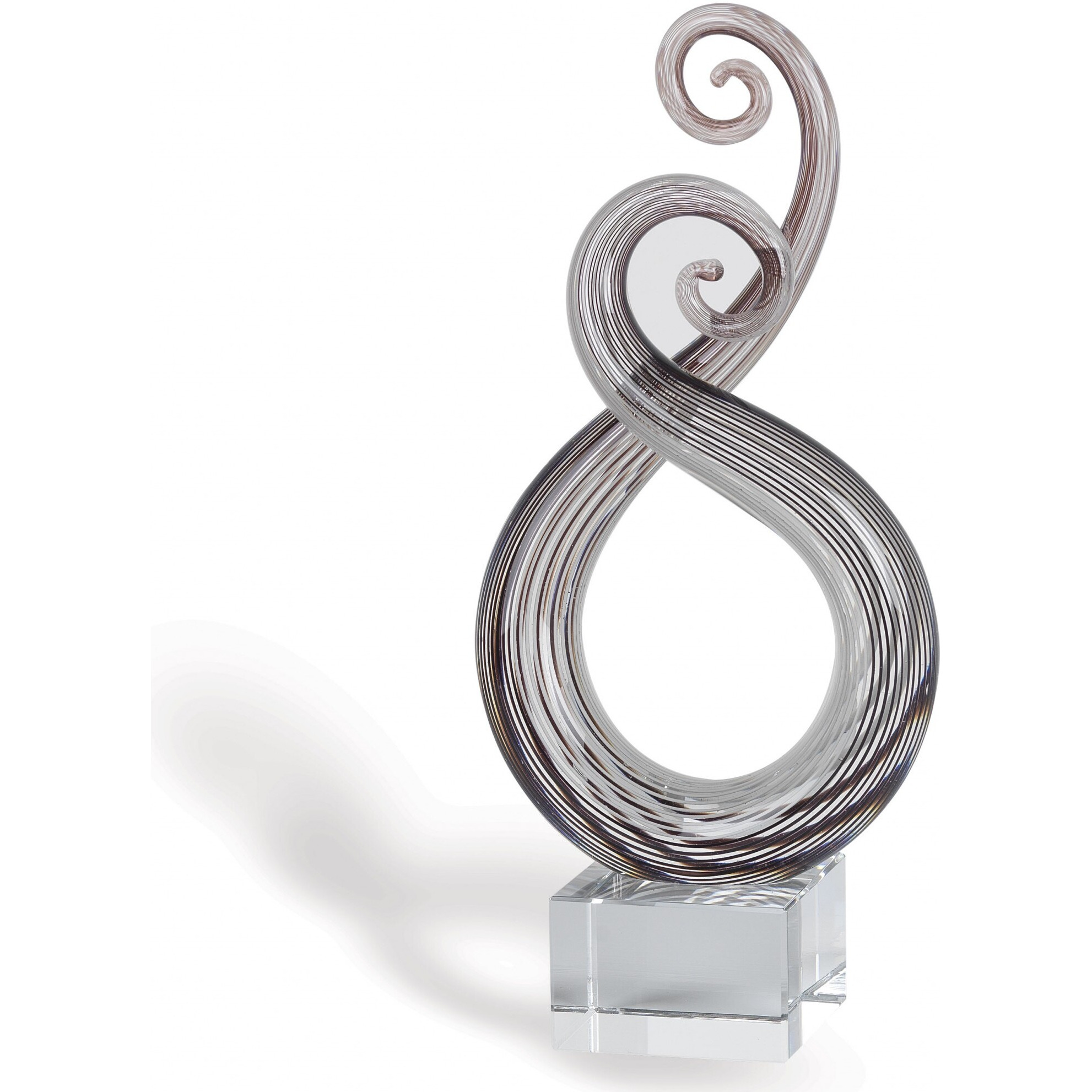 10 Multicolor Art Glass Centerpiece