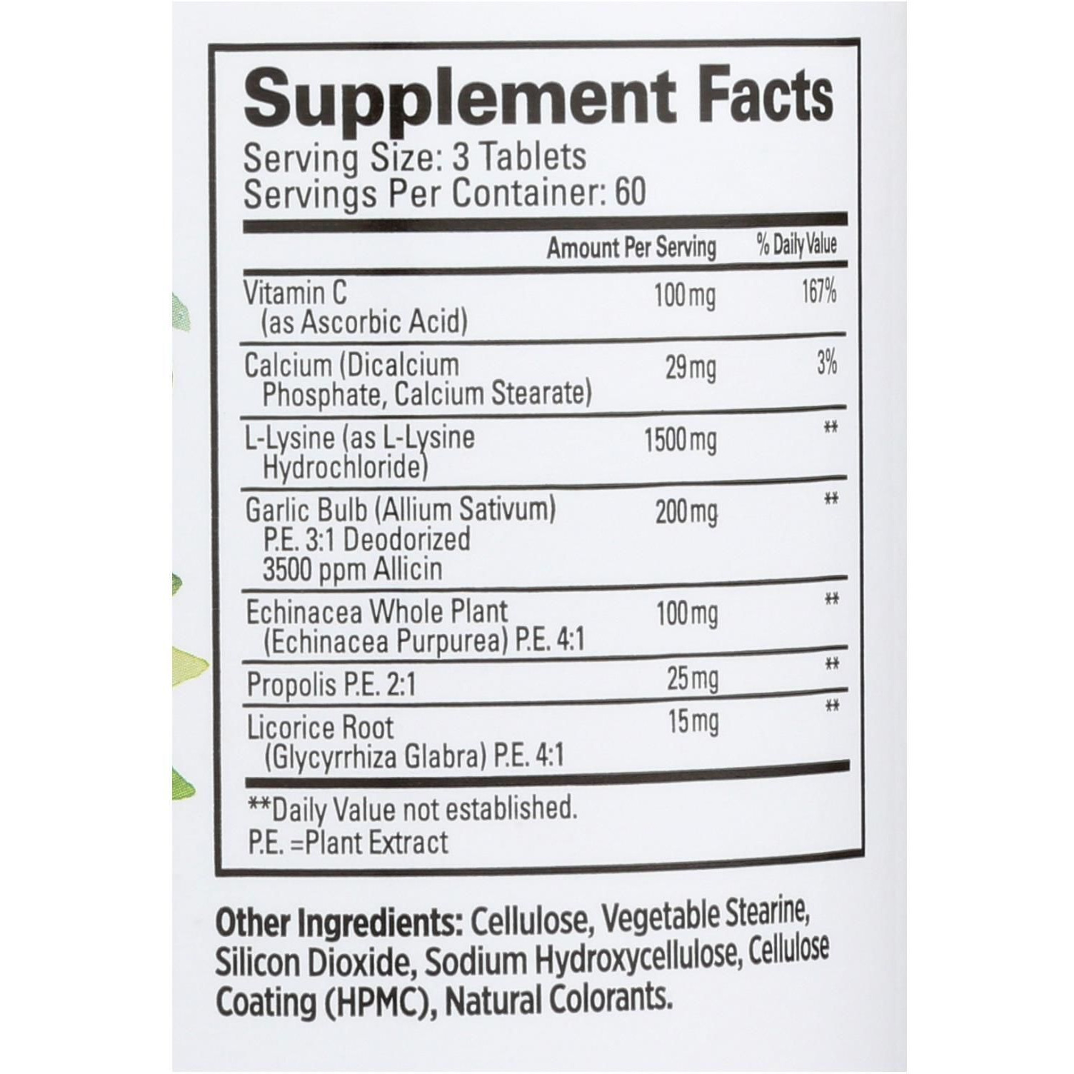Quantum Super Lysine Plus Immune System - 180 Tablets(D0102H5W6Xt)