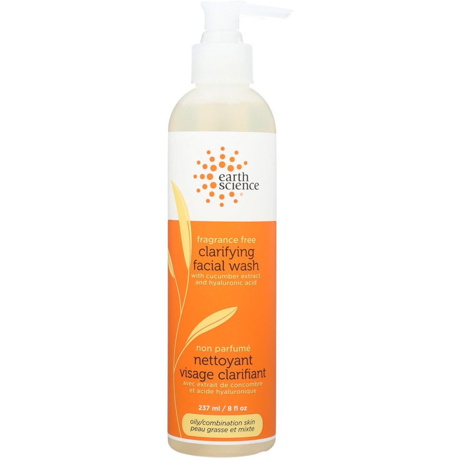 Earth Science Clarifying Facial Wash Fragrance Free - 8 Fl Oz(D0102H5Kedp)