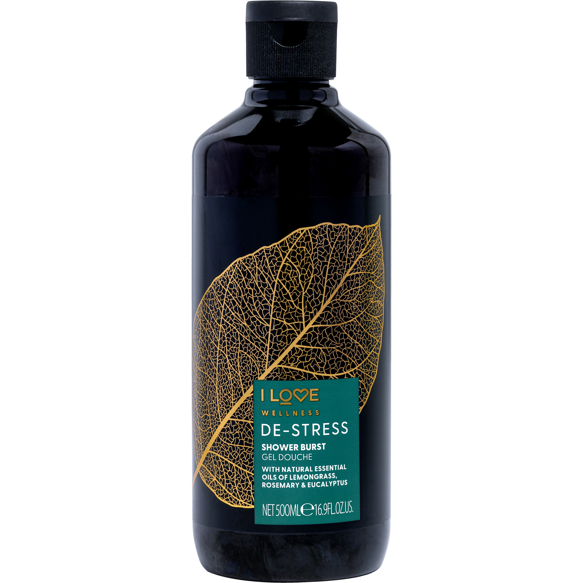 Wellness Shower Burst - De-Stress By I Love Cosmetics For Women - 16.9 Oz Shower Gel