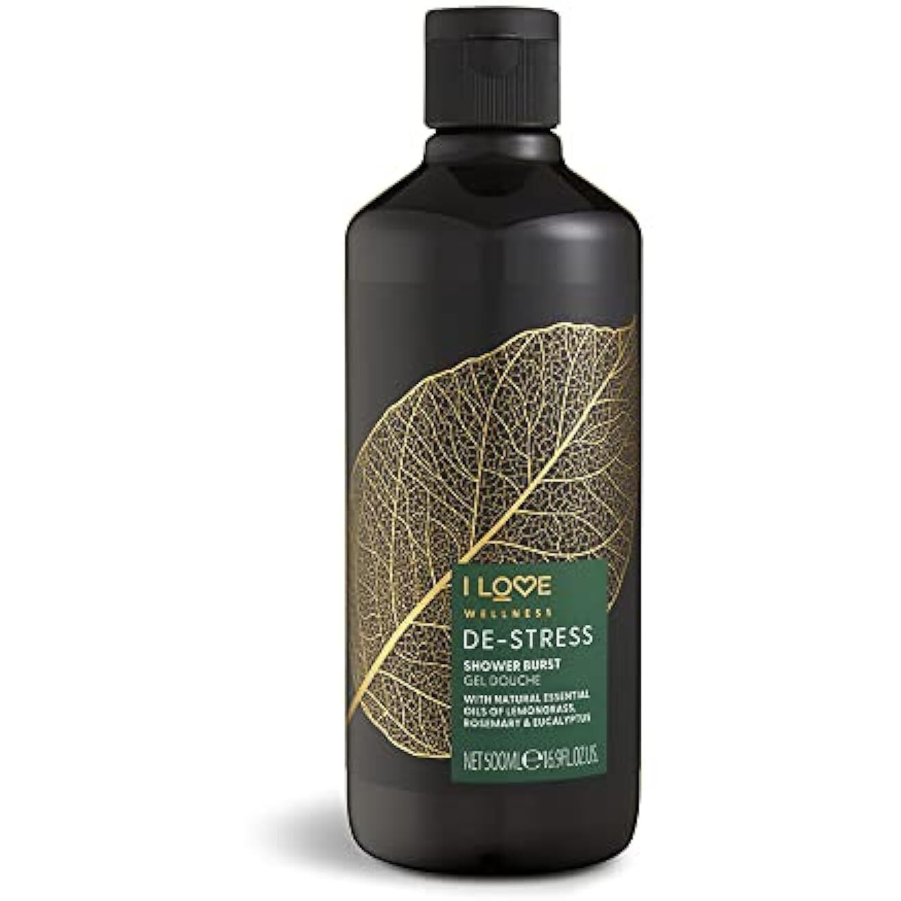 Wellness Shower Burst - De-Stress By I Love Cosmetics For Women - 16.9 Oz Shower Gel