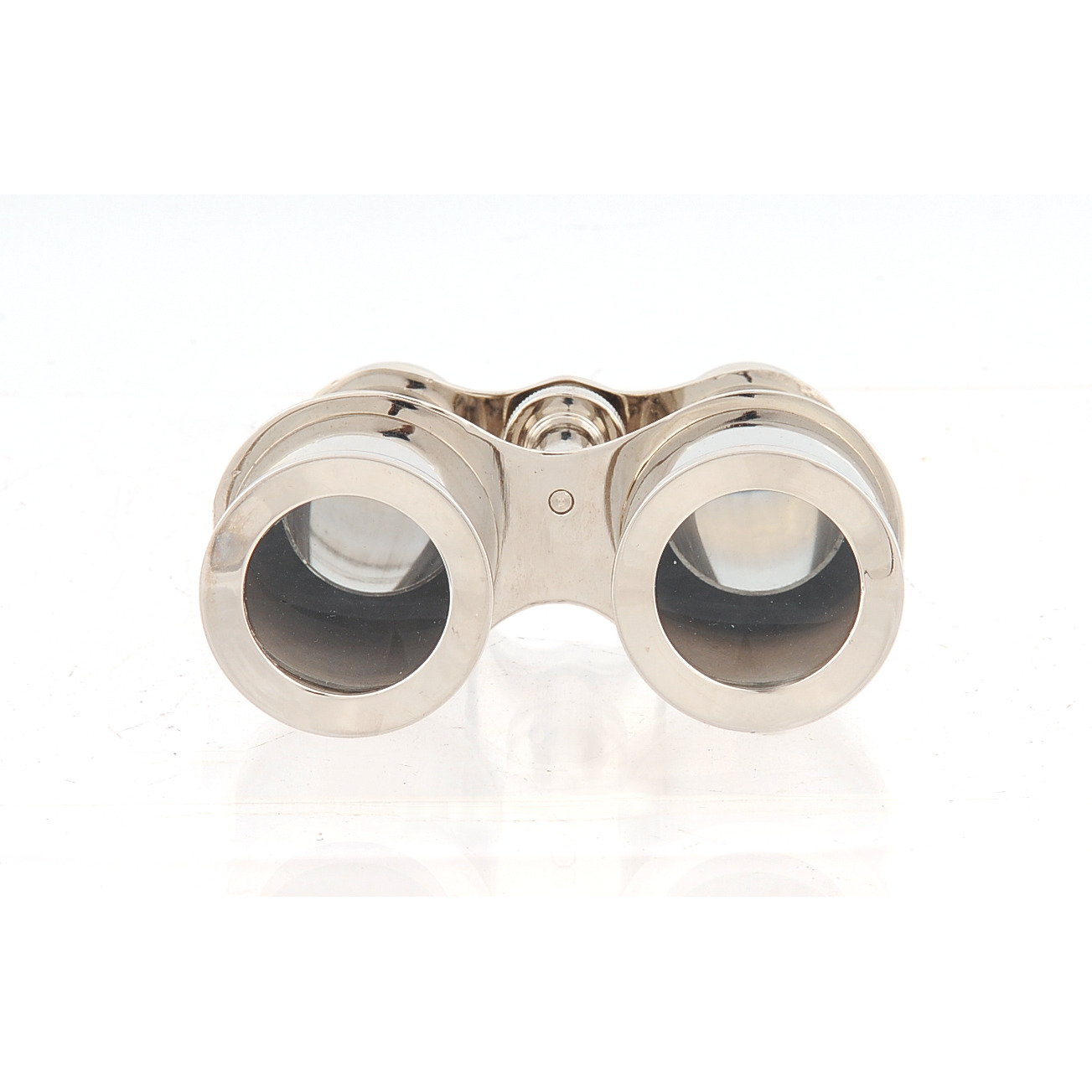 5.5"" X 3"" X 5"" Brass Binocular With Leather Case