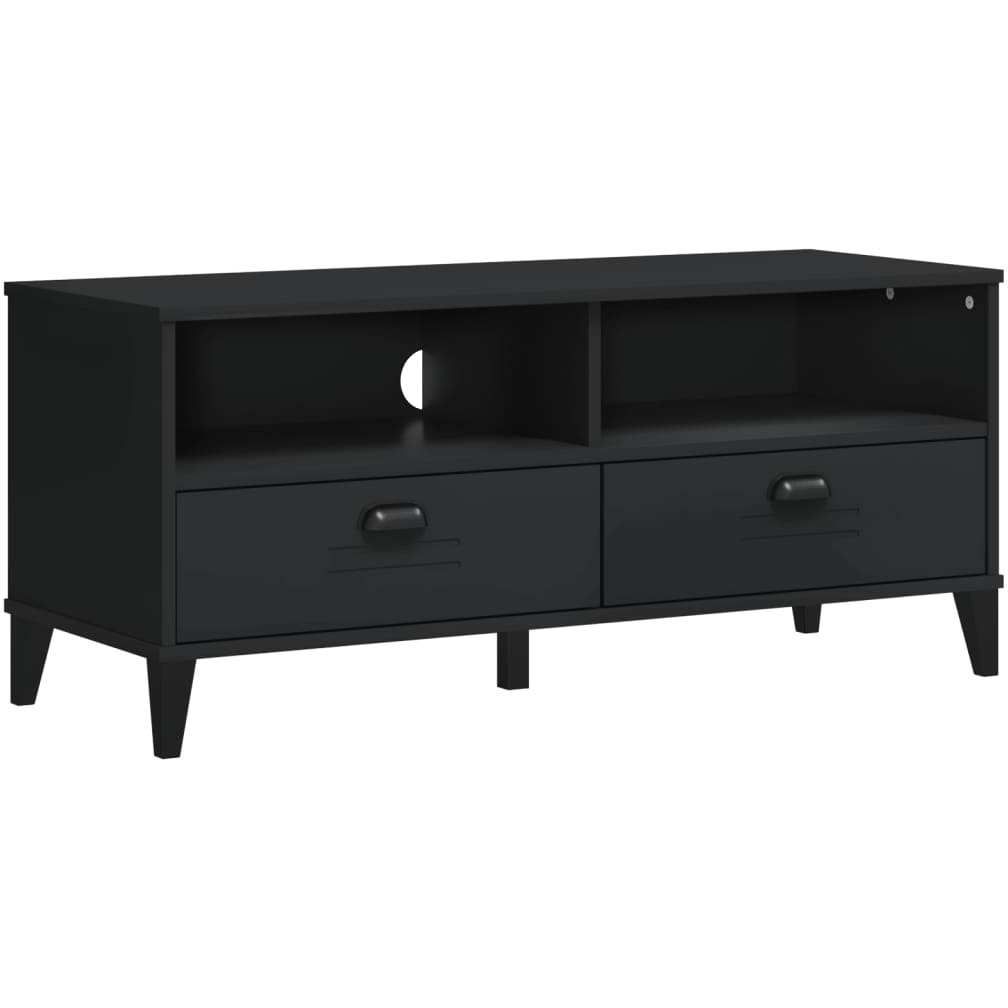 Vidaxl Tv Stand Viken Black Engineered Wood