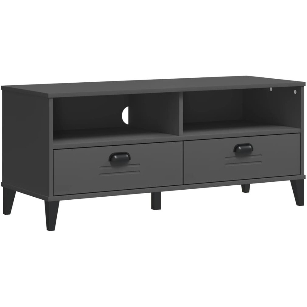 Vidaxl Tv Stand Viken Anthracite Gray Engineered Wood
