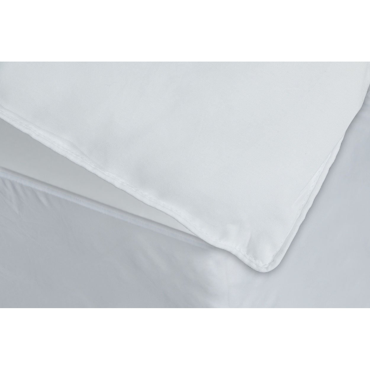 White Medium Weight Hypoallergenic Twin Down Alternative Comforter Duvet Insert