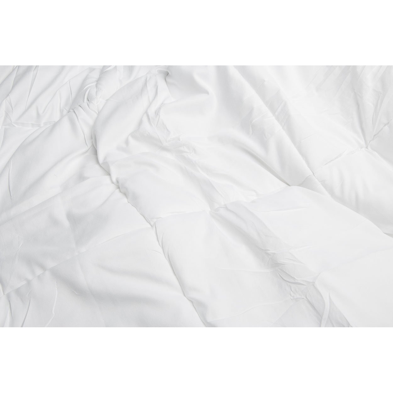 White Medium Weight Hypoallergenic Twin Down Alternative Comforter Duvet Insert