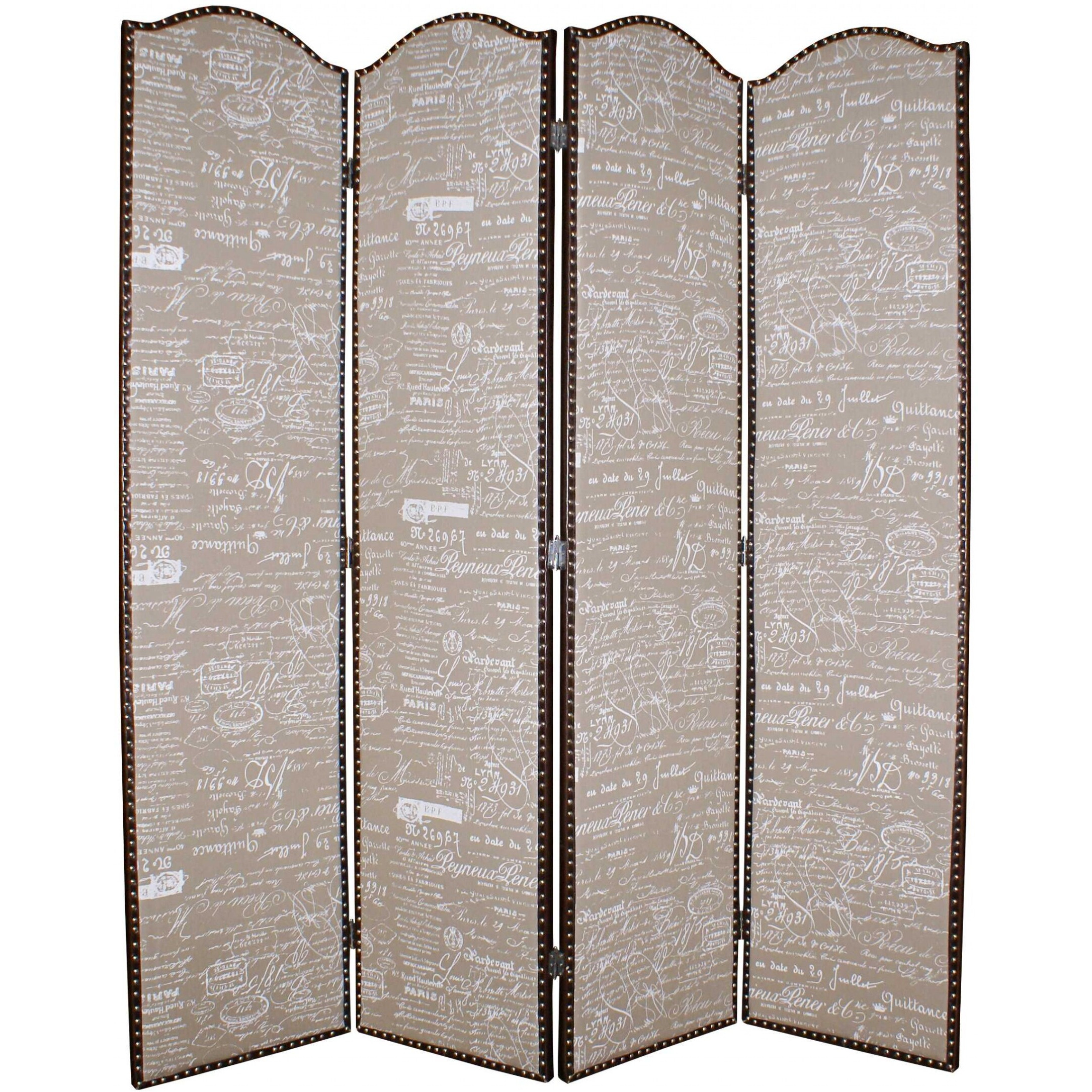 1 X 80 X 84 Tan Wood Galore  Screen