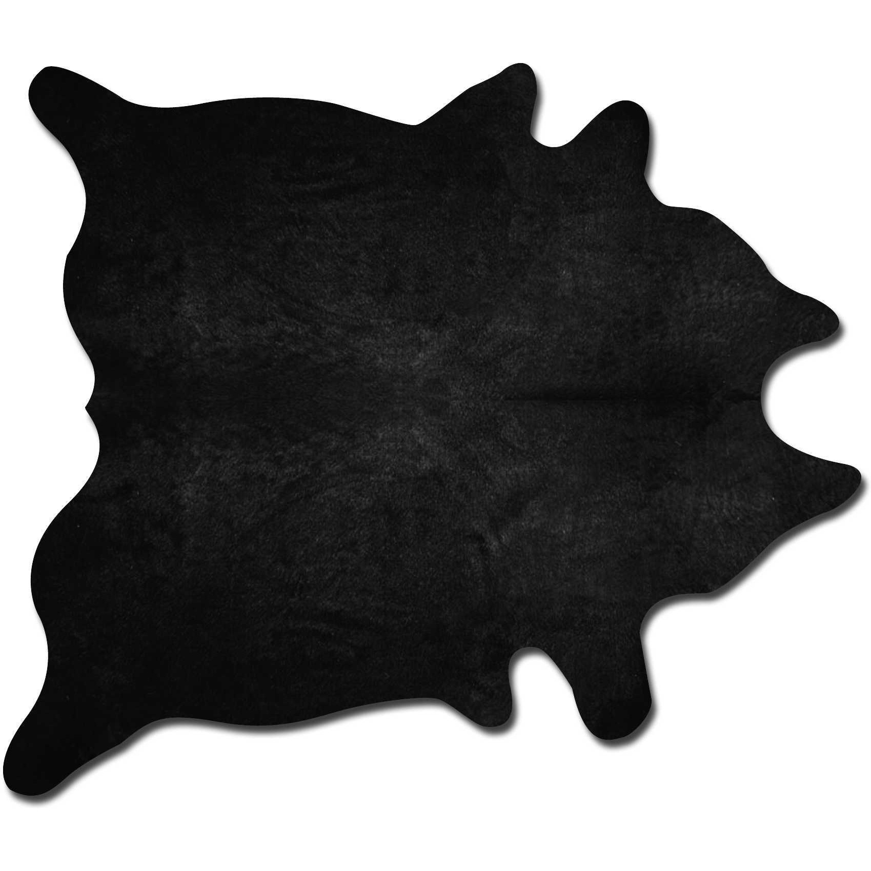 72"" X 84"" Black Cowhide - Rug