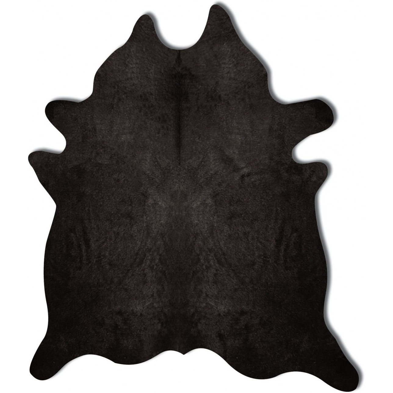 72"" X 84"" Black Cowhide - Rug