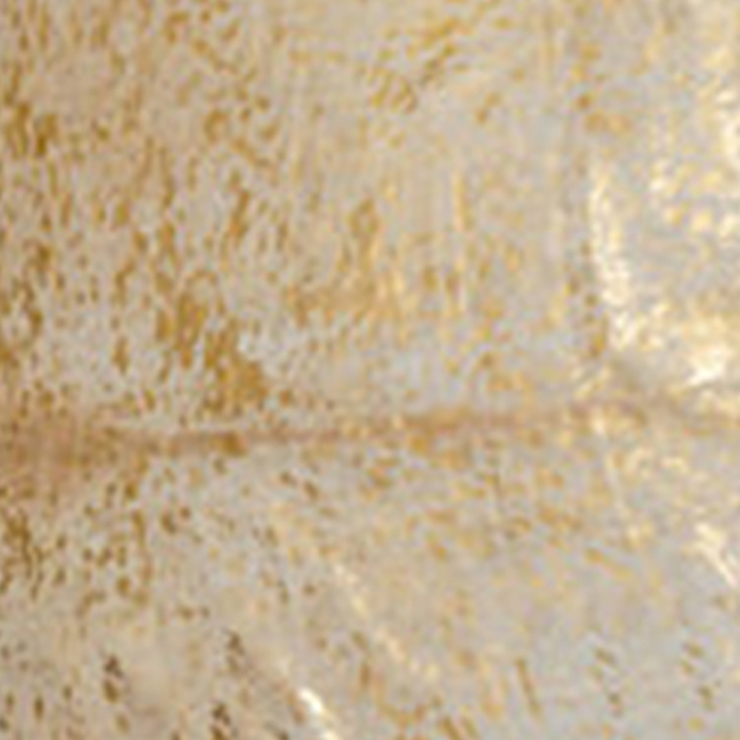 6' X 7'  Natural And Gold Genuine Cowhide Area Rug