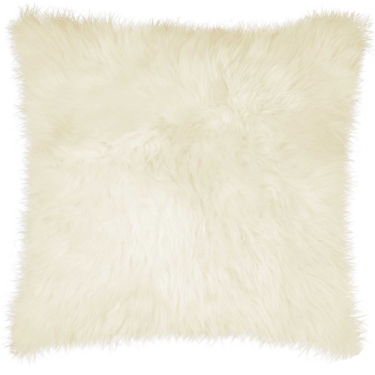 18"" X 18"" Natural Sheepskin Pillow