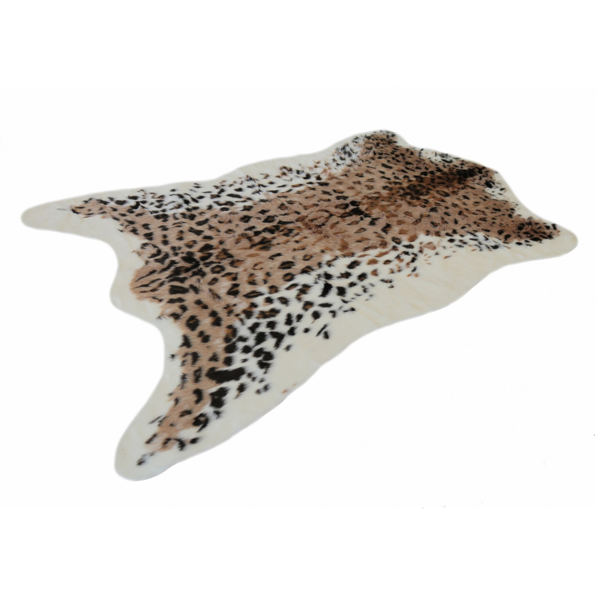 Leopard Spot Animal Print Area Rug