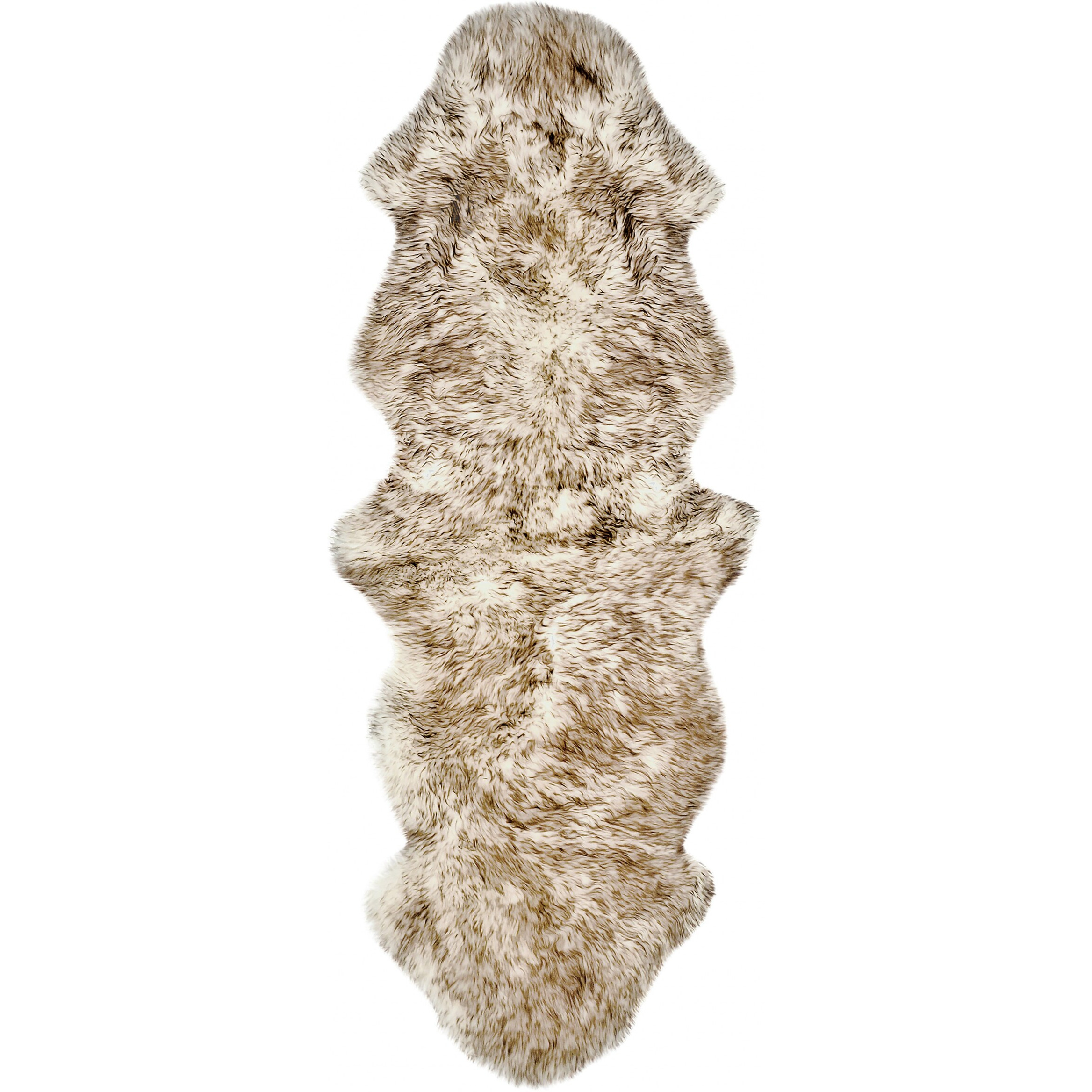 Gradient Chocolate Animal Print Area Rug