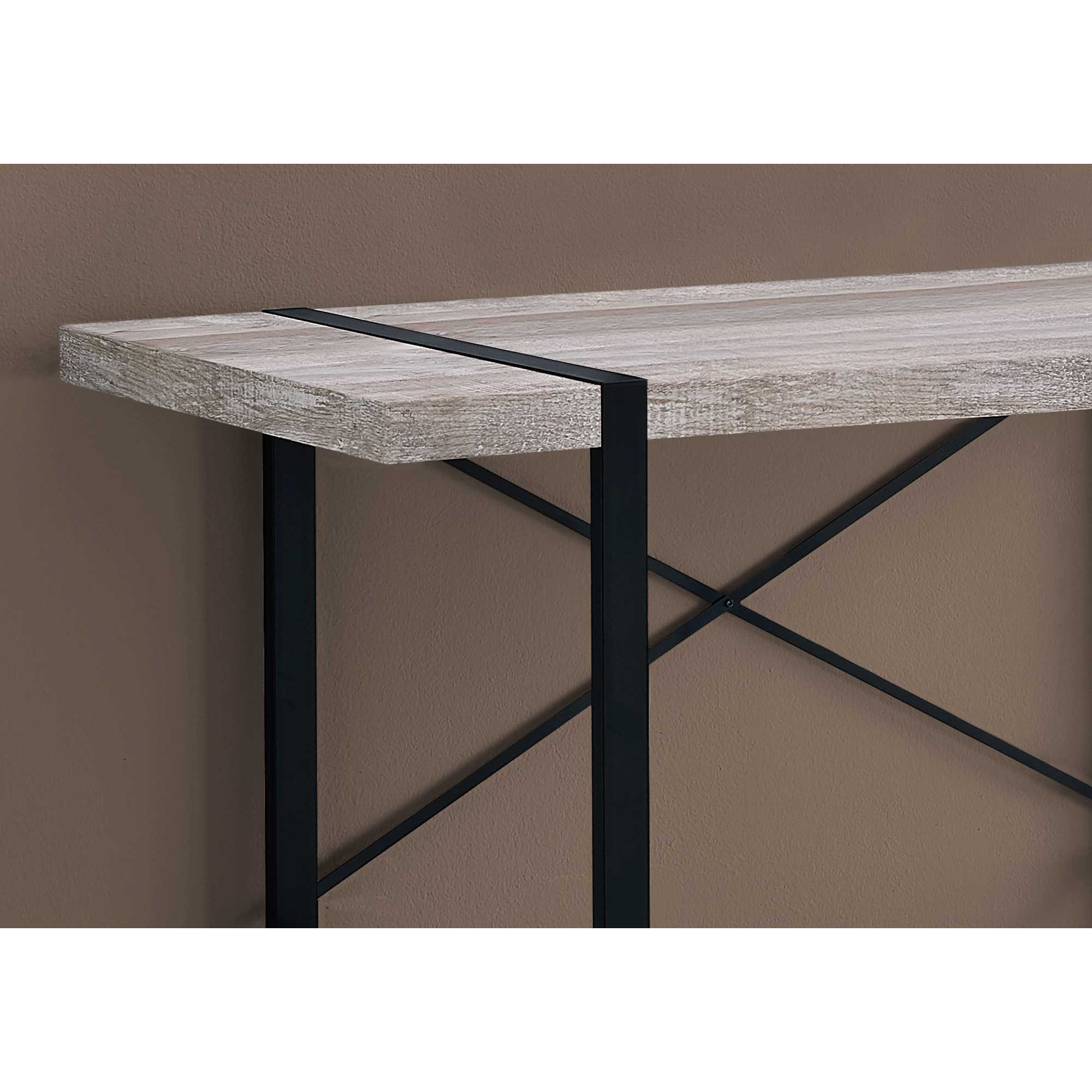 24"" Taupe Rectangular Computer Desk